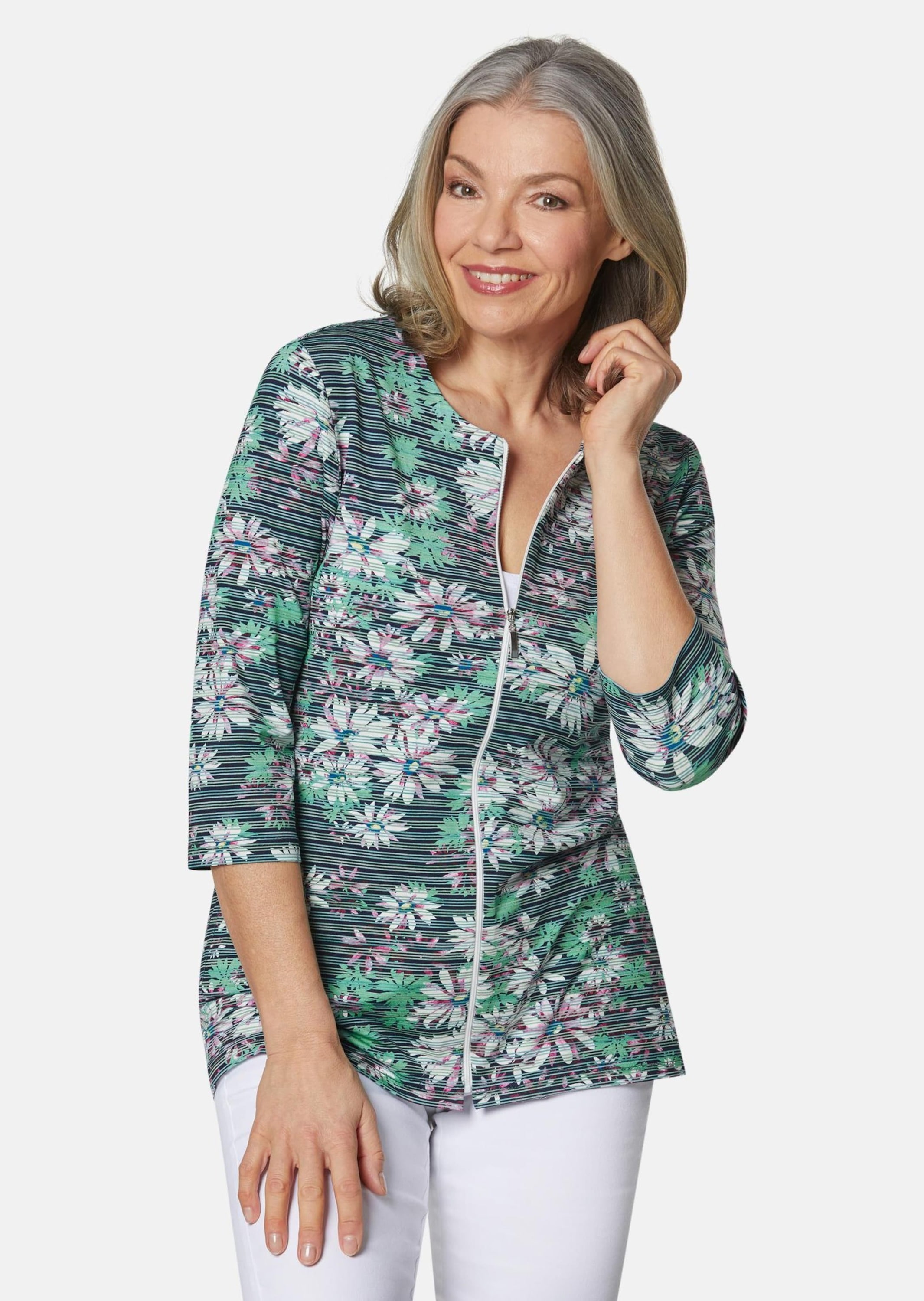 GOLDNER Sommerjacke »Figurumspielende Shirtjacke«