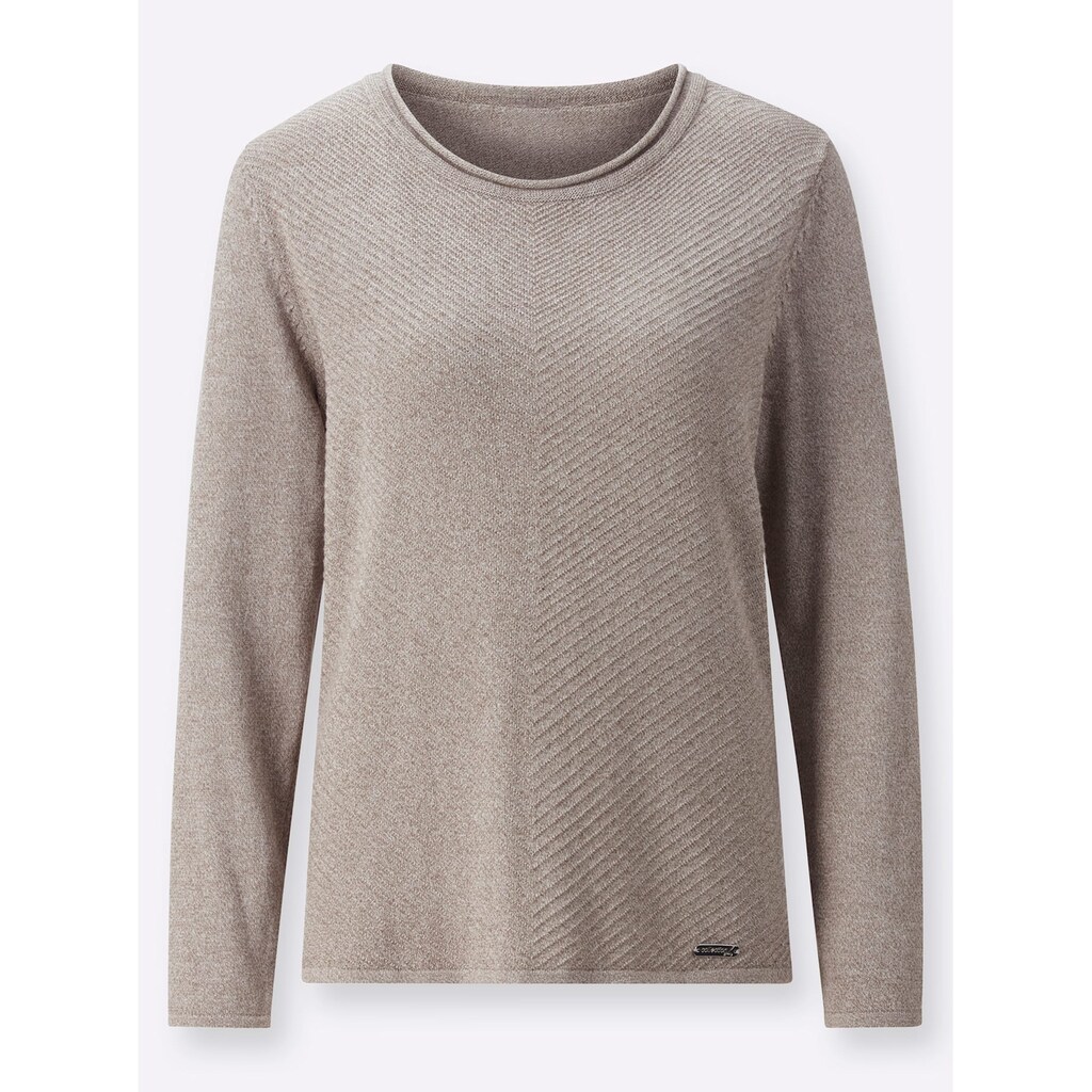 Casual Looks Rundhalspullover »Rundhals-Pullover«