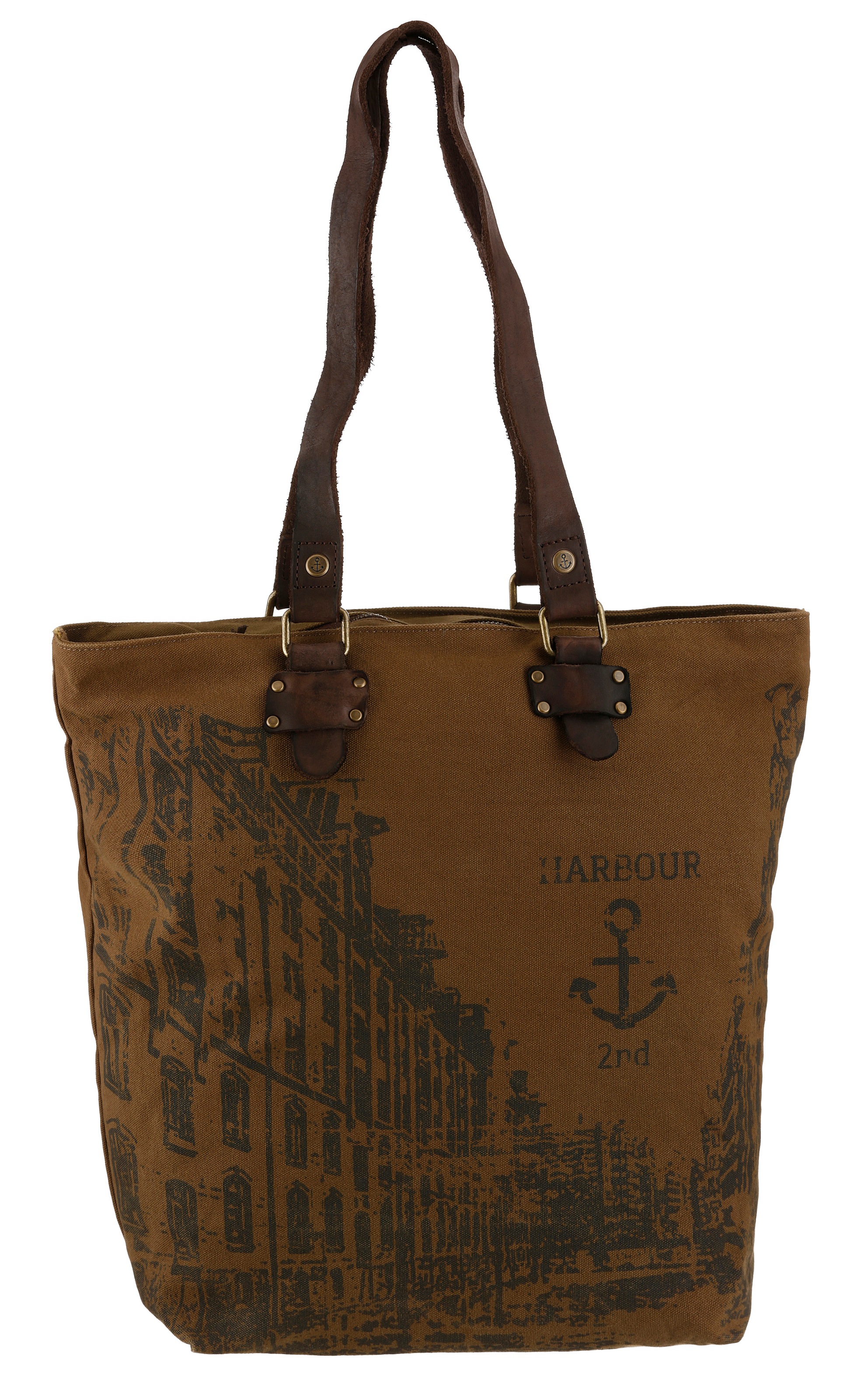 HARBOUR 2nd Shopper »Pauli«, mit Lederhenkel