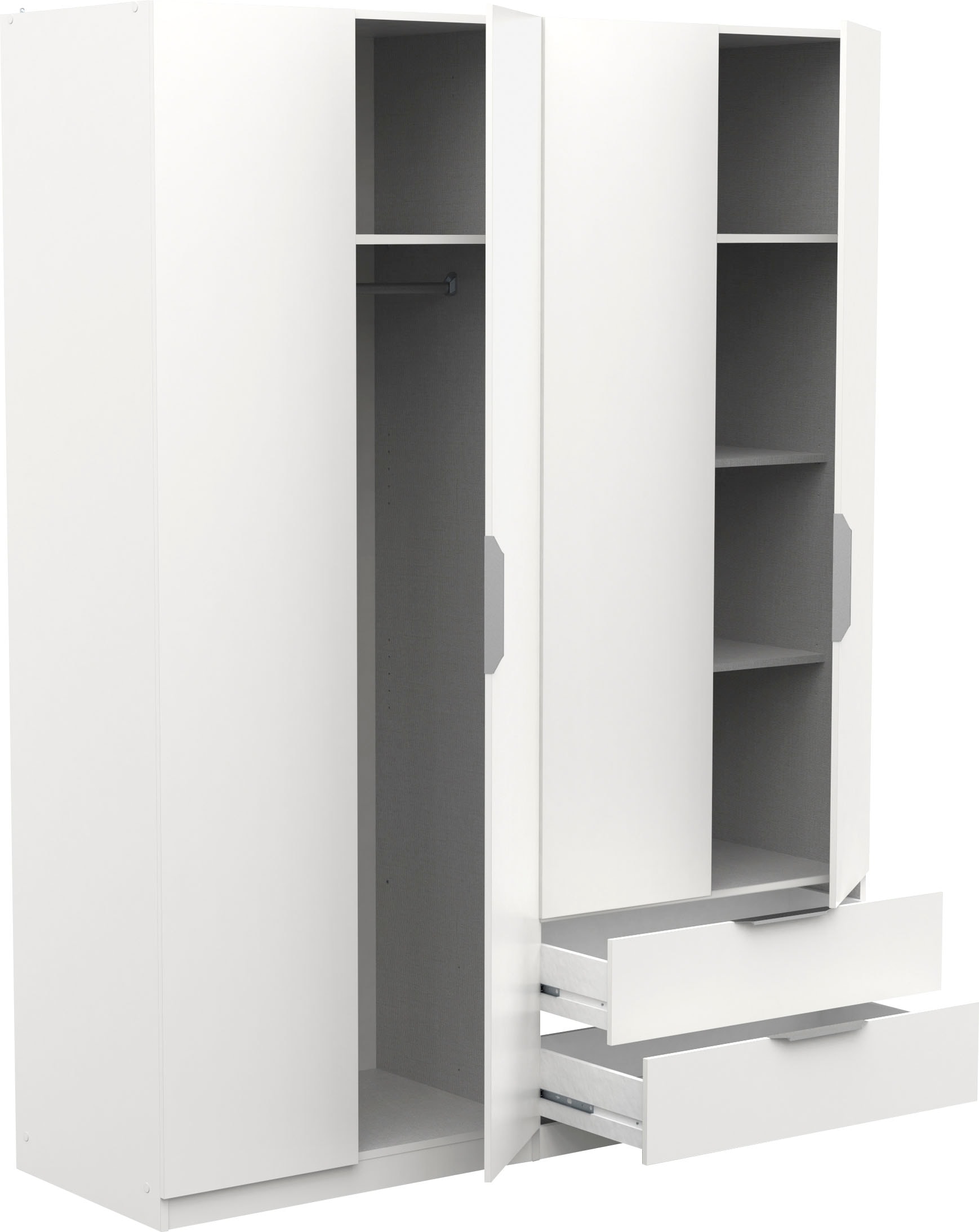 Demeyere GROUP Kleiderschrank »Ghost« Breite ca. 157cm, Höhe ca. 200cm
