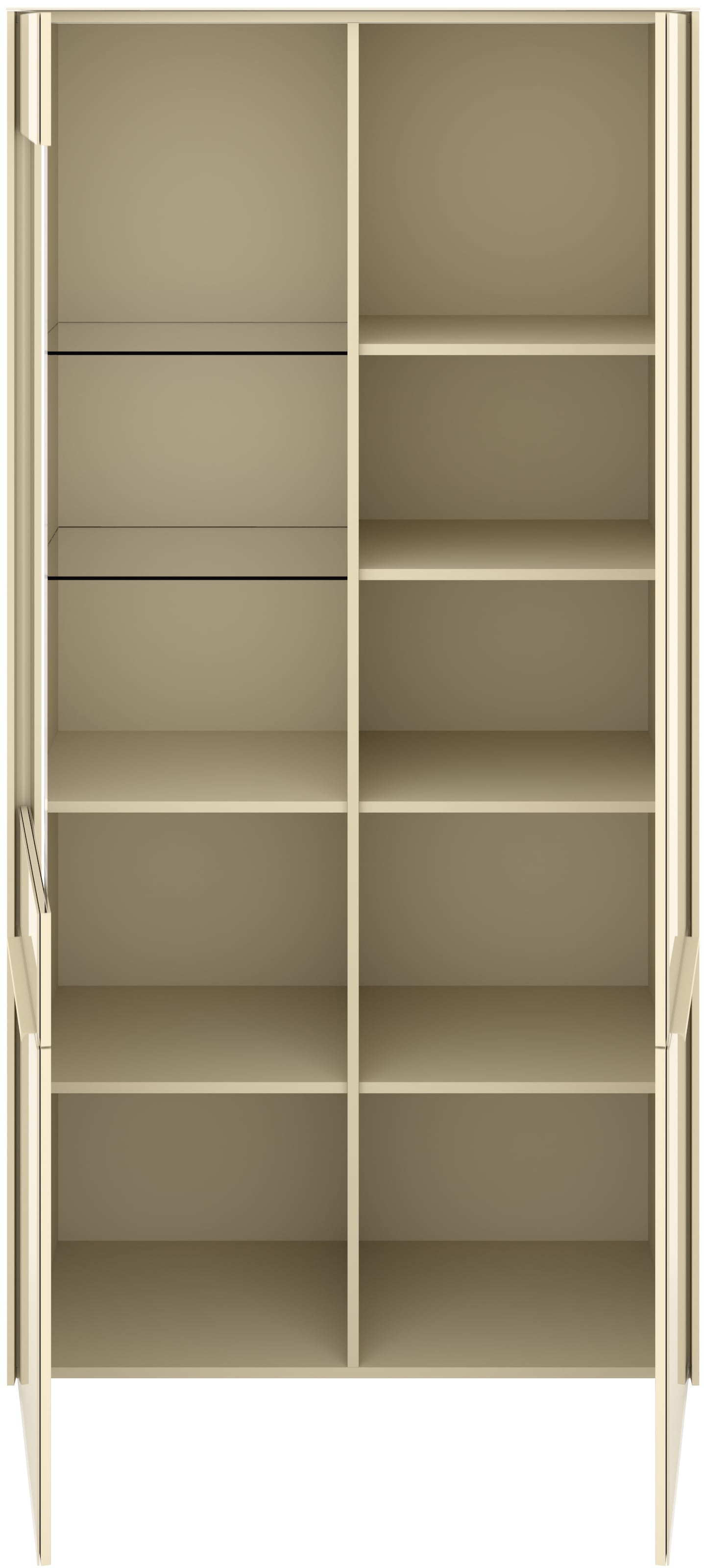 set one by Musterring Standvitrine »Reno« 1 Stk. tlg. Mit Gleitern und in verschiedenen Farben erhältlich