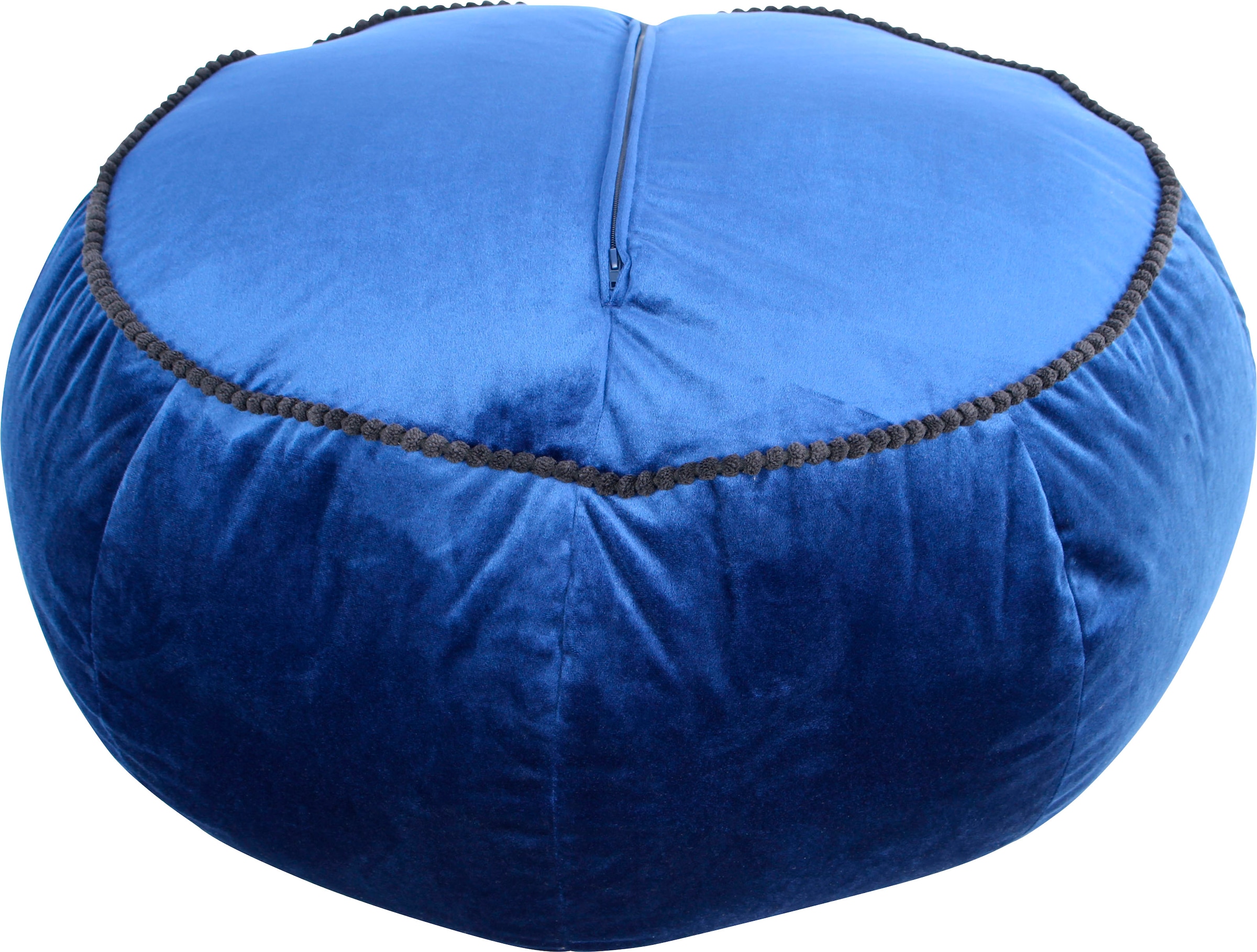 Kayoom Sitzhocker »Pouf Taj Mahal 325«, (1 St.), samtweich, farbig, modern, orientalisches Design