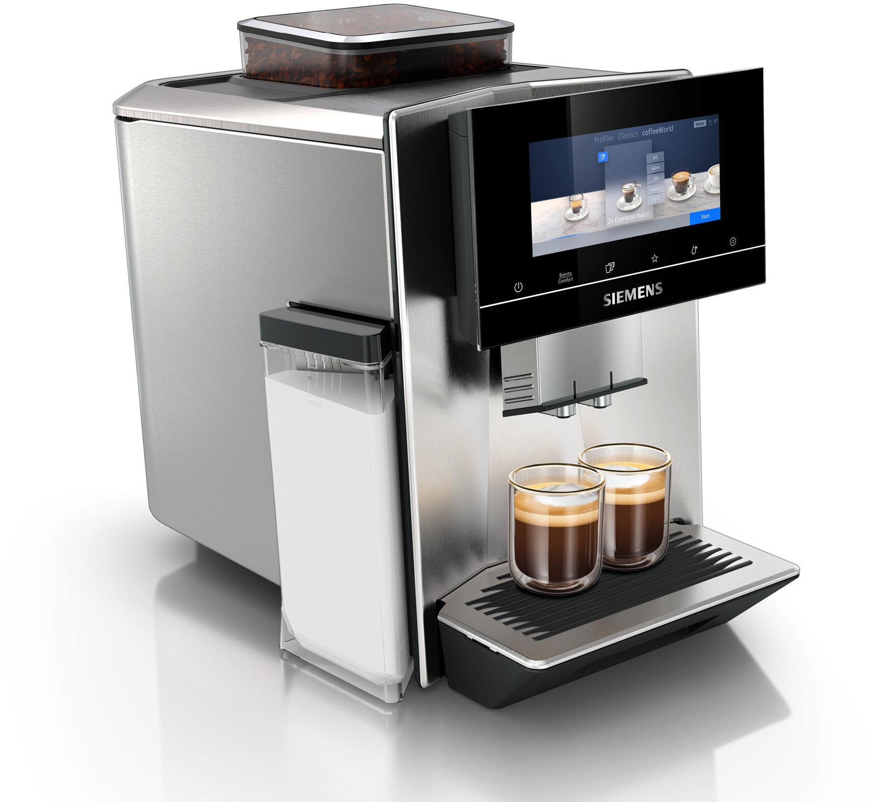 SIEMENS Kaffeevollautomat EQ900 TQ903D43, Home Connect App