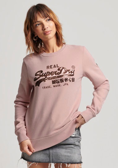 Superdry Sweatshirt »VINTAGE VL EMBELLISH CREW« kaufen