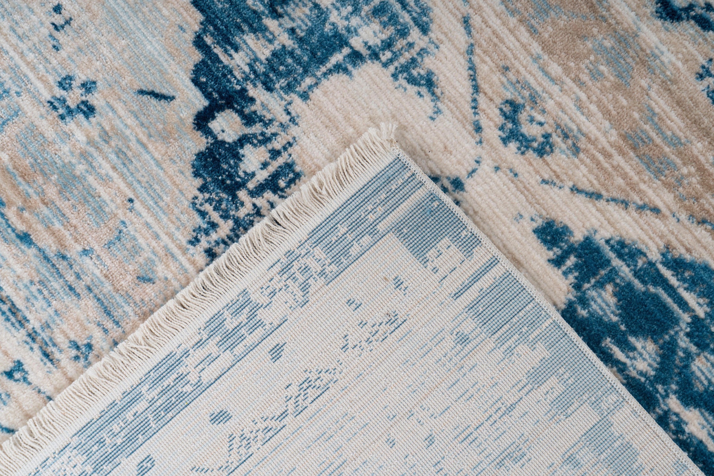 my home Teppich »Marina« rechteckig 5 mm Höhe Wohnzimmer