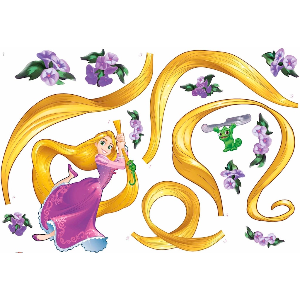 Komar Wandtattoo »Rapunzel«