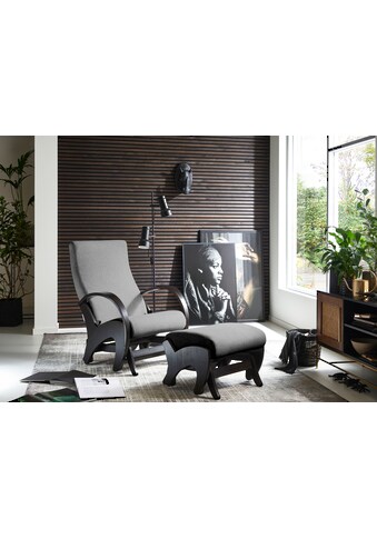 ATLANTIC home collection Relaxsessel, (Set, Sessel+Hocker), mit Rückenverstellung und... kaufen