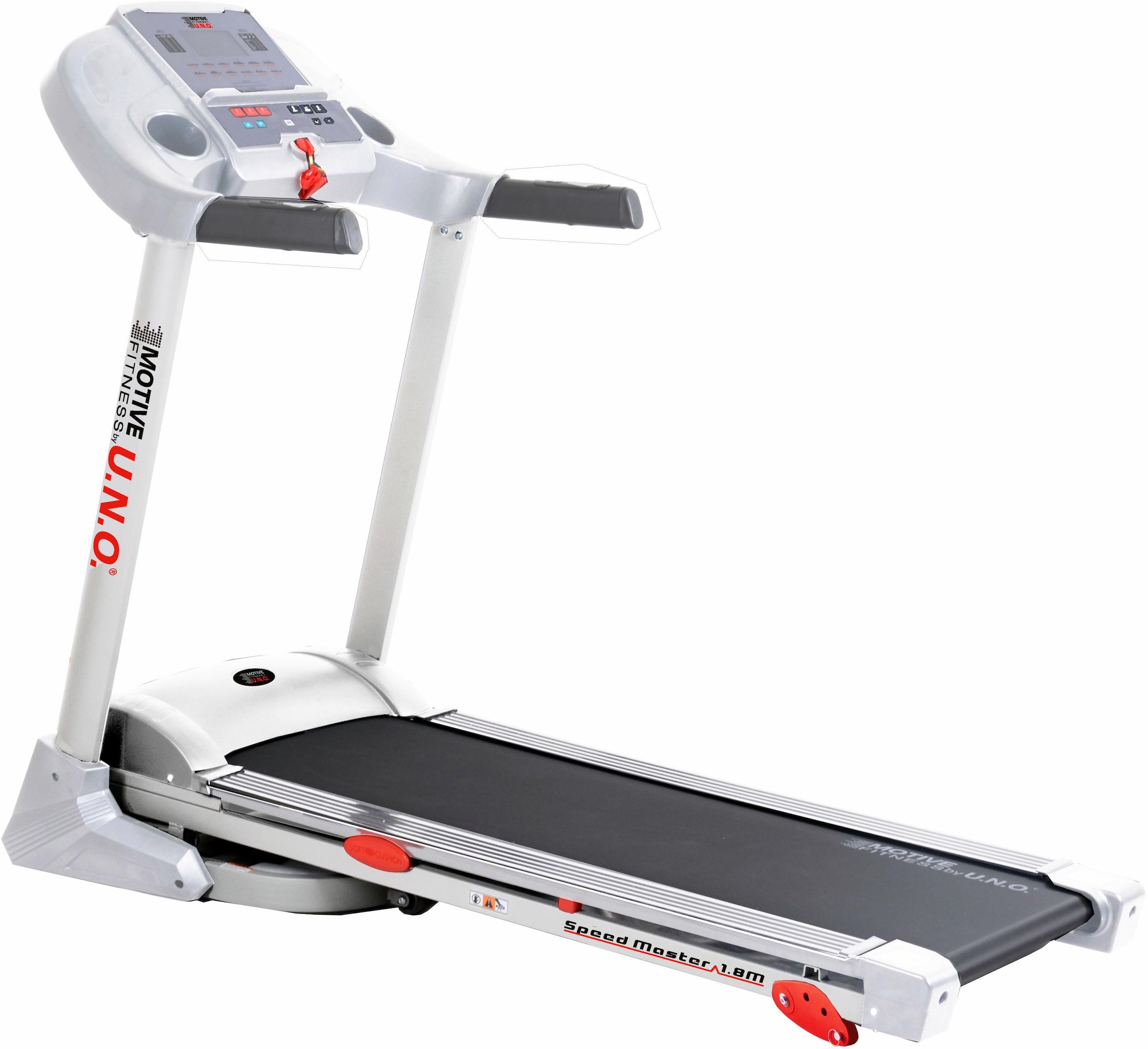 Motive Fitness By U.N.O. Laufband »Speed Master 1.8 M (mit/ohne Unterlegmatte)« bis max. 18 km/h, klappbar in bunt