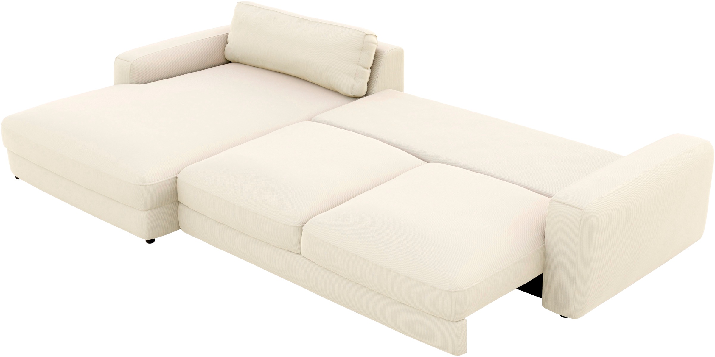 Places of Style Ecksofa »Bloomfield, bequem und elegant, L-Form«, wahlweise mit Bettfunktion und Bettkasten