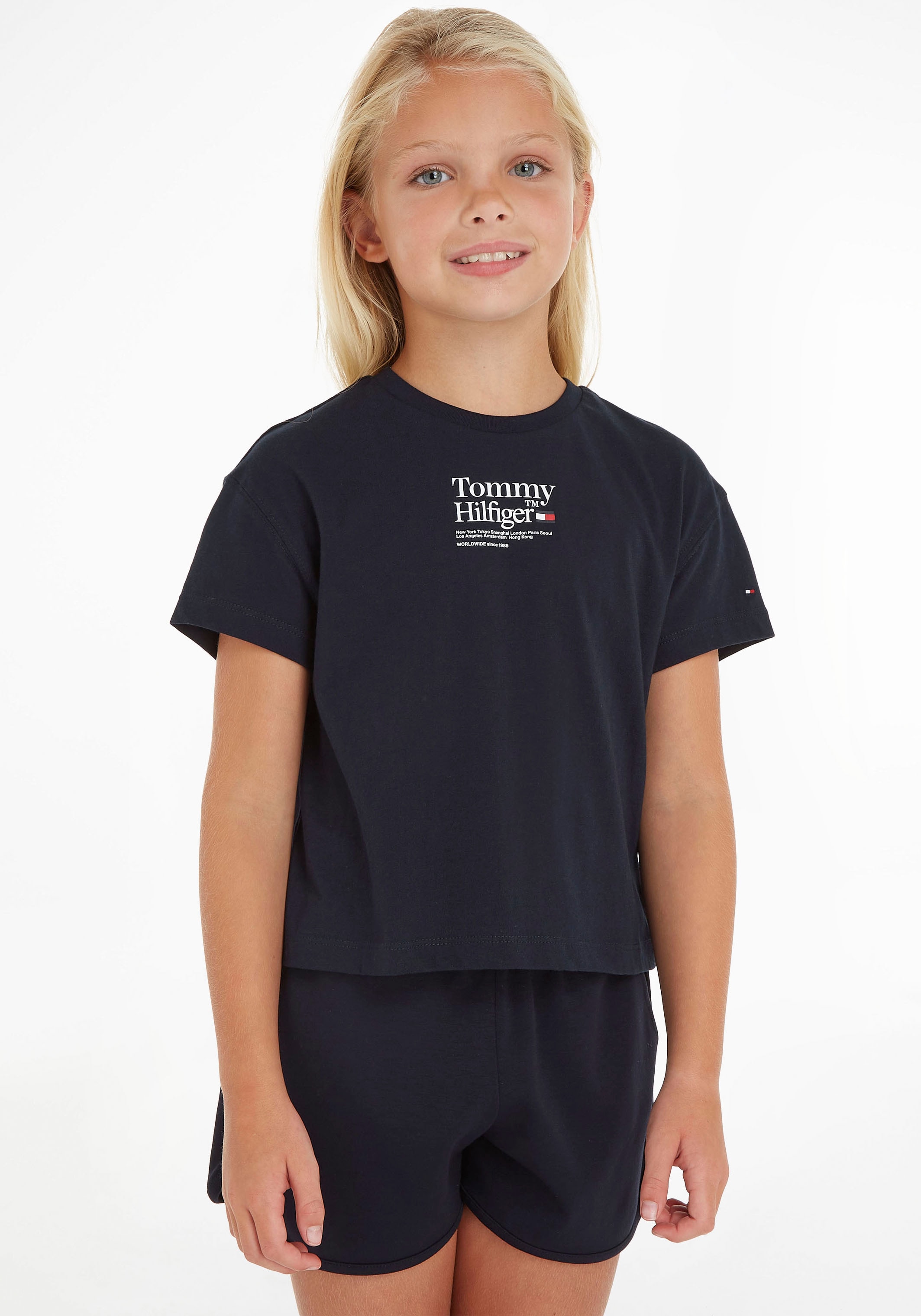 Tommy Hilfiger T-Shirt im TEE TOMMY mit Ärmeln Online Shop OTTO S/S«, kurzen »TIMELESS