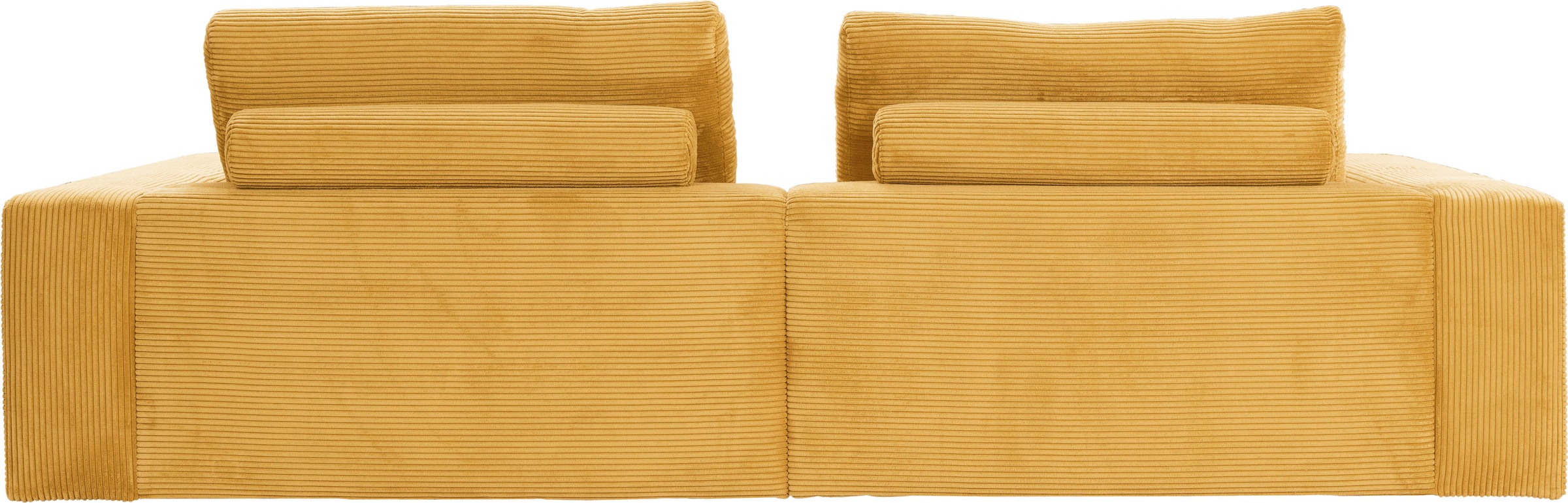 alina Big-Sofa »Sandy«, 296 cm breit und 123 cm tief, in modernem Cordstoff