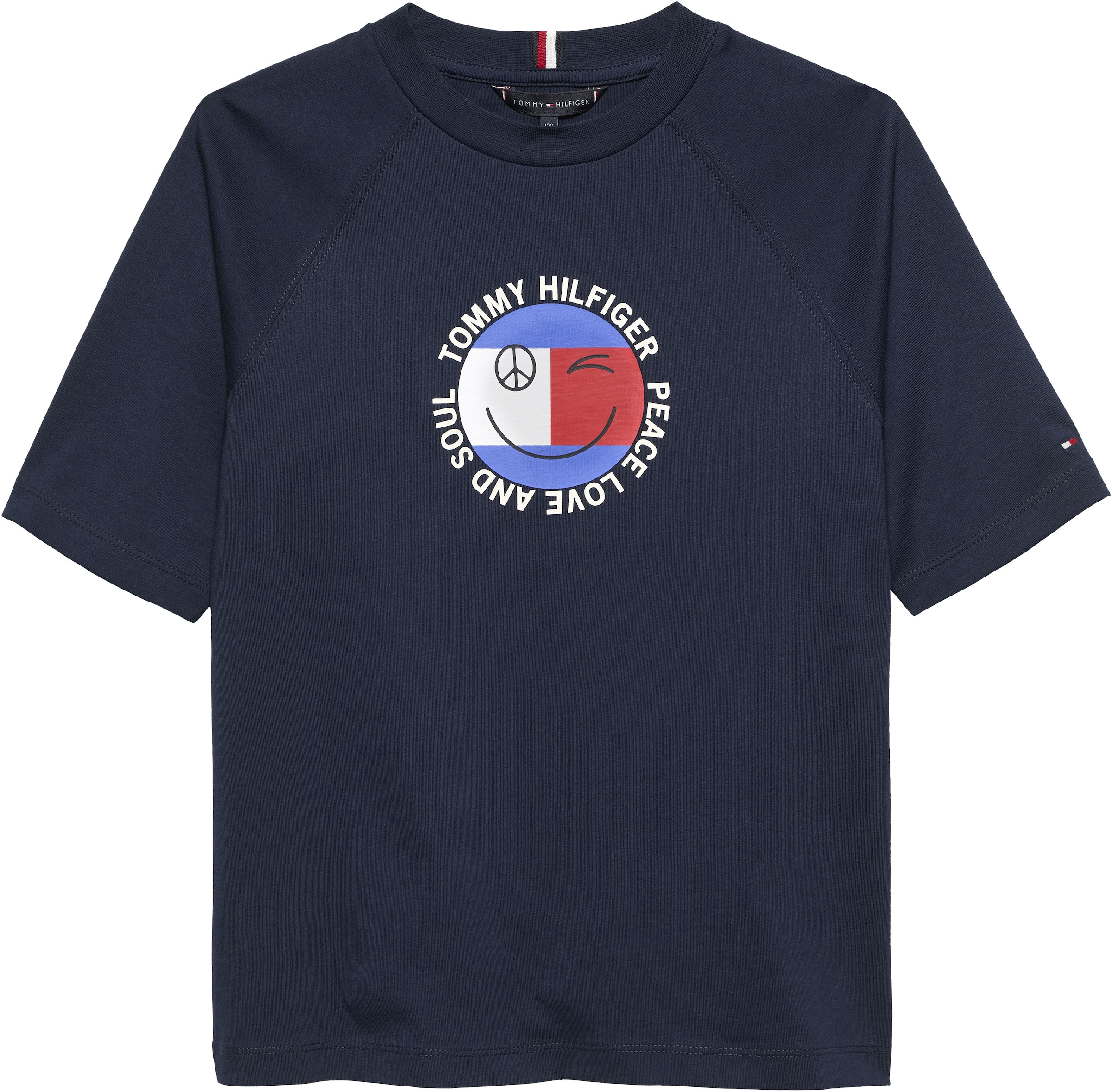 Tommy Hilfiger T-Shirt »FUN FLAG GRAPHIC« Kinder bis 16 Jahre, Druck