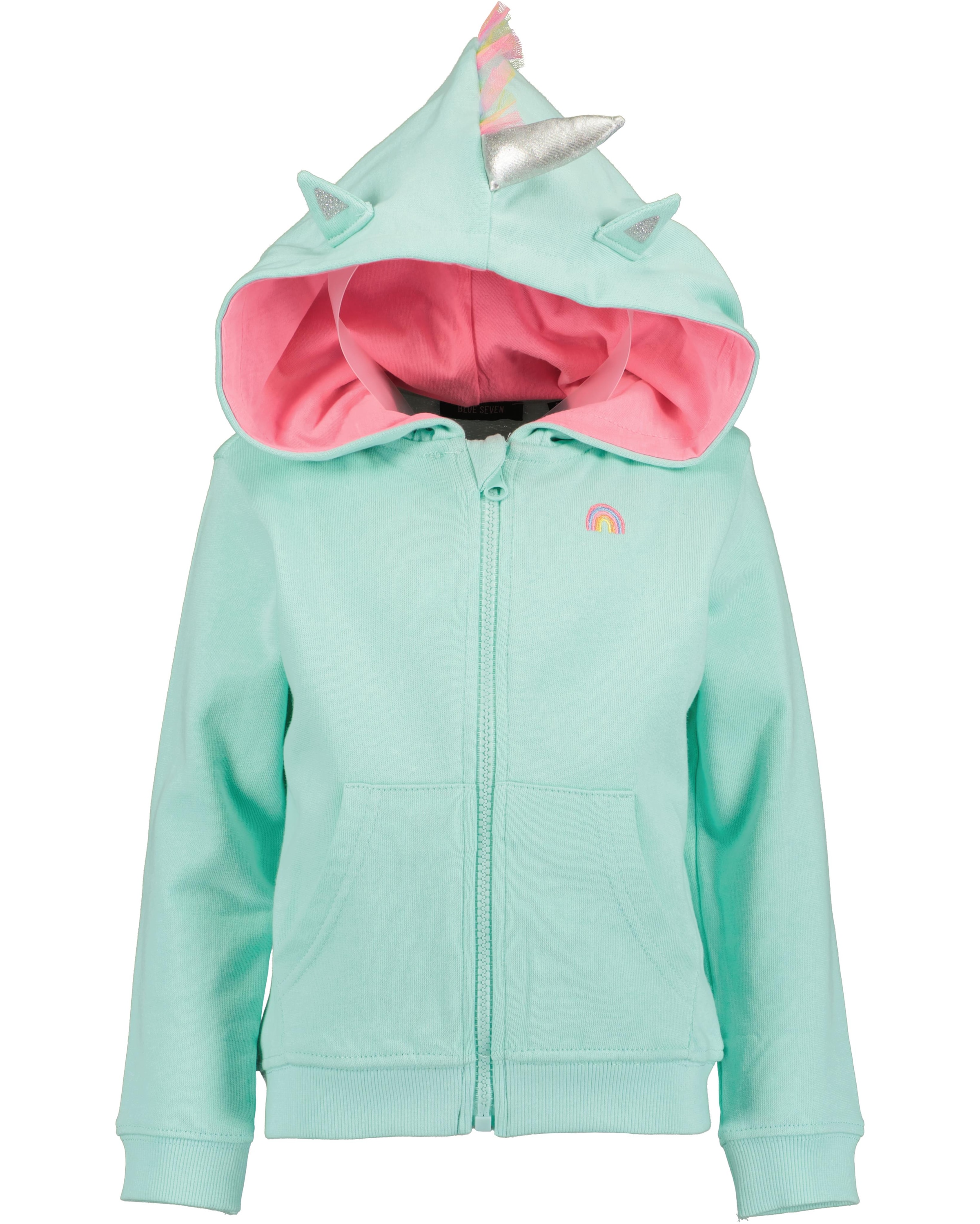 Blue Seven Kapuzensweatjacke, mit Kapuze im besonderen Einhorn-Look