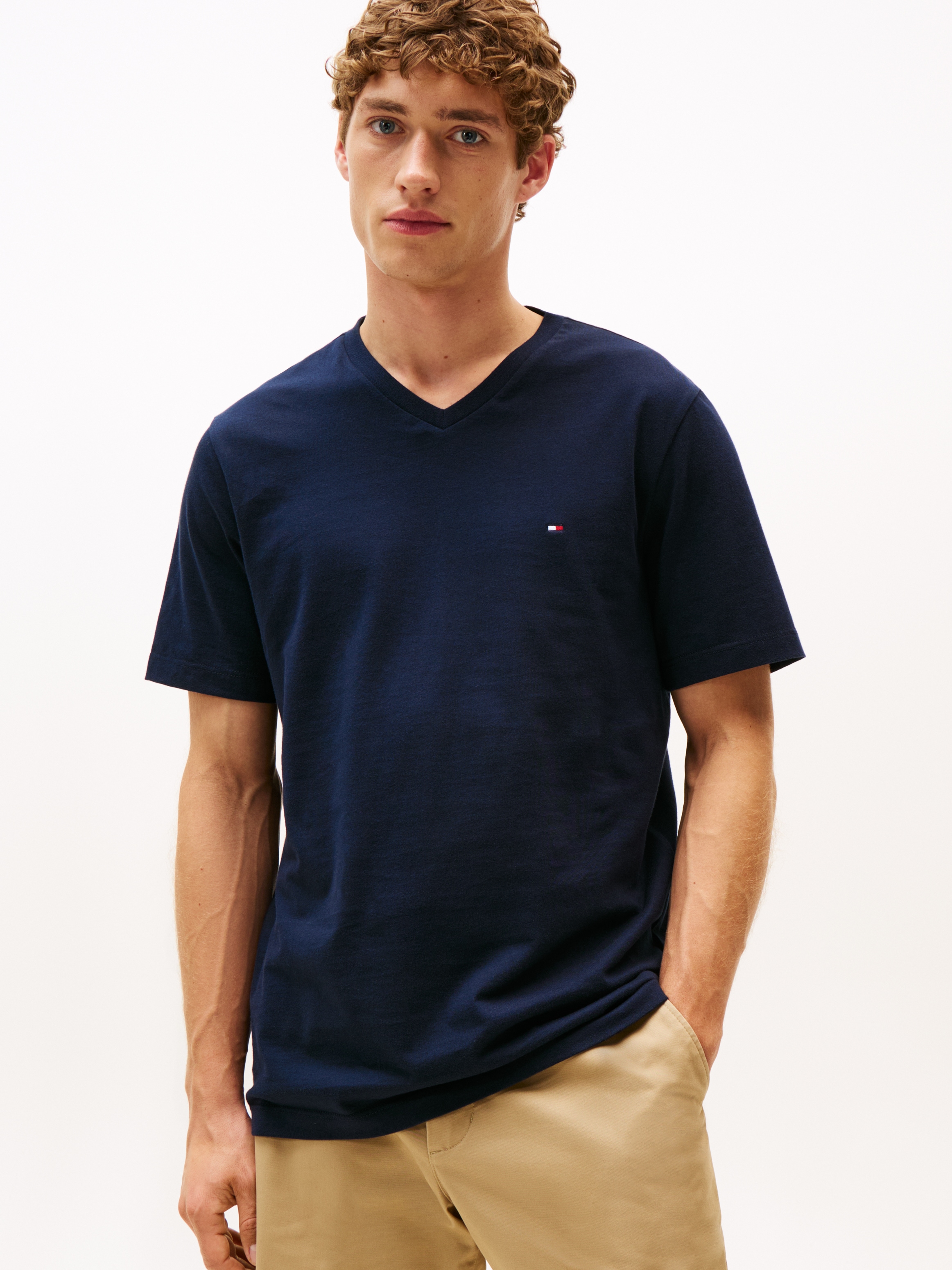 Tommy Hilfiger V-Shirt »ESSENTIAL V-NECK TEE«