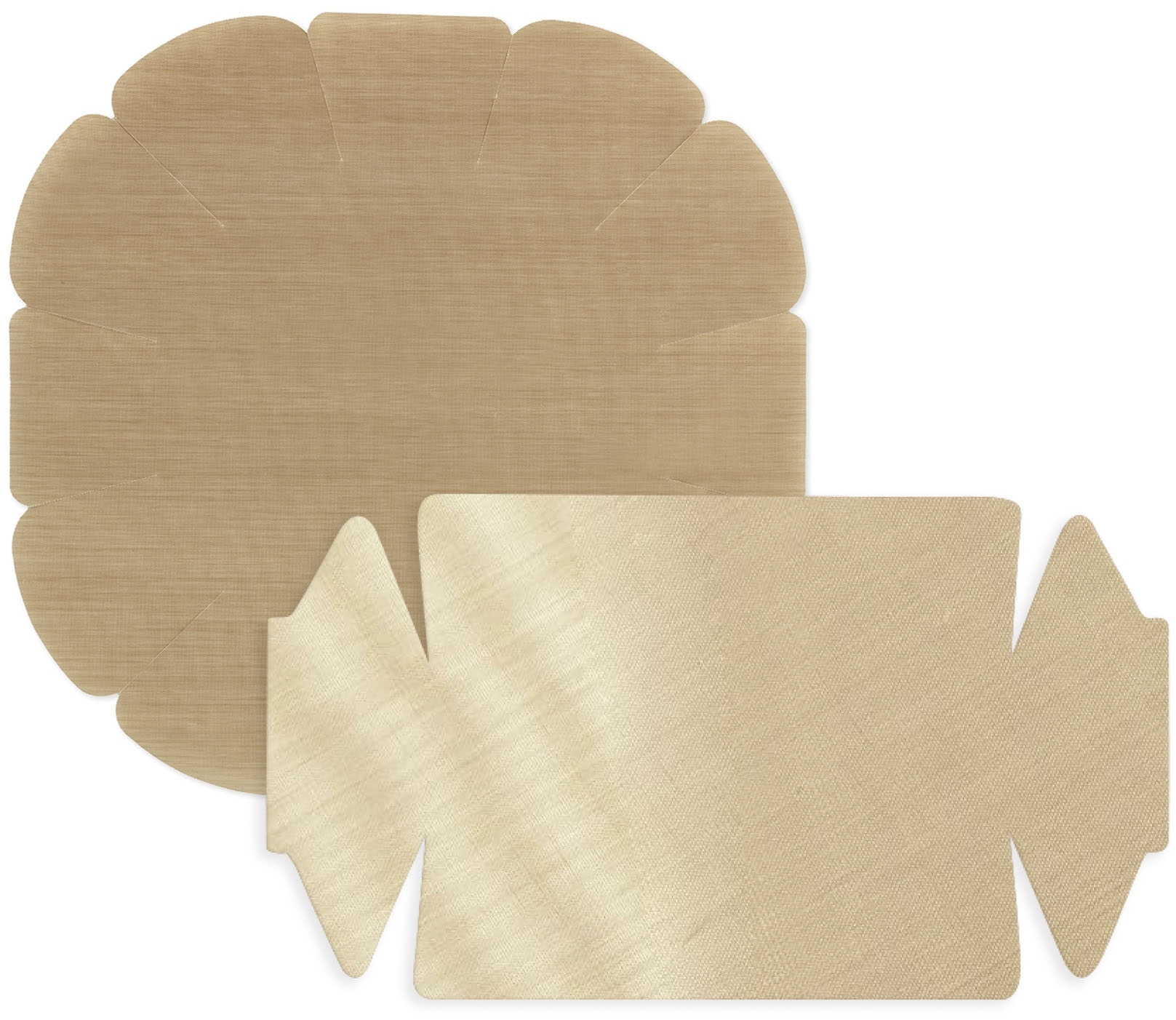 Maximex Backpapier »Antihaft-Backform-Zuschnitt«, mit Antihaft-Beschichtung, Set bestehend aus 1x rund, 1x eckig
