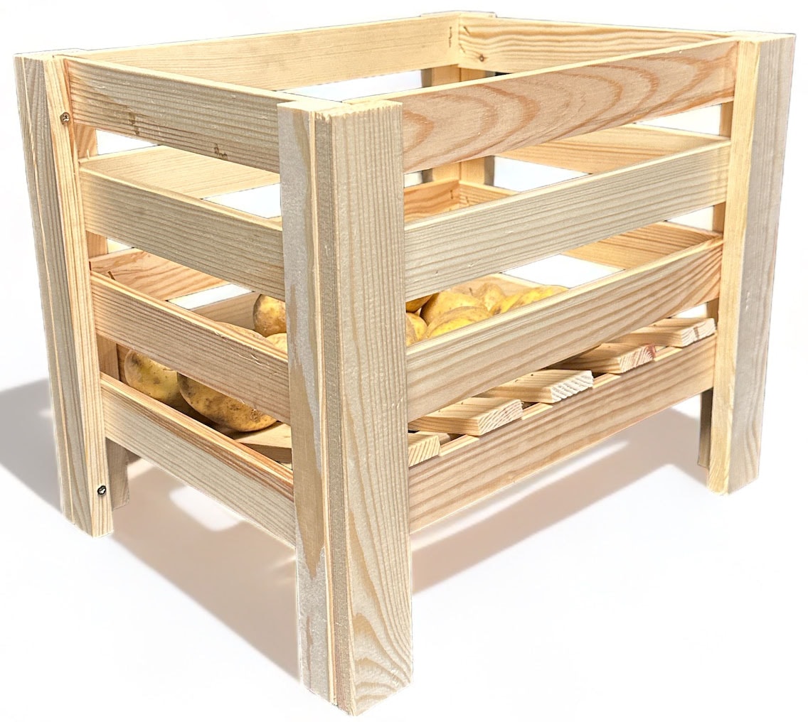 promadino Holzkiste »Kartoffelkiste«, BxTxH: 40x36x33 cm