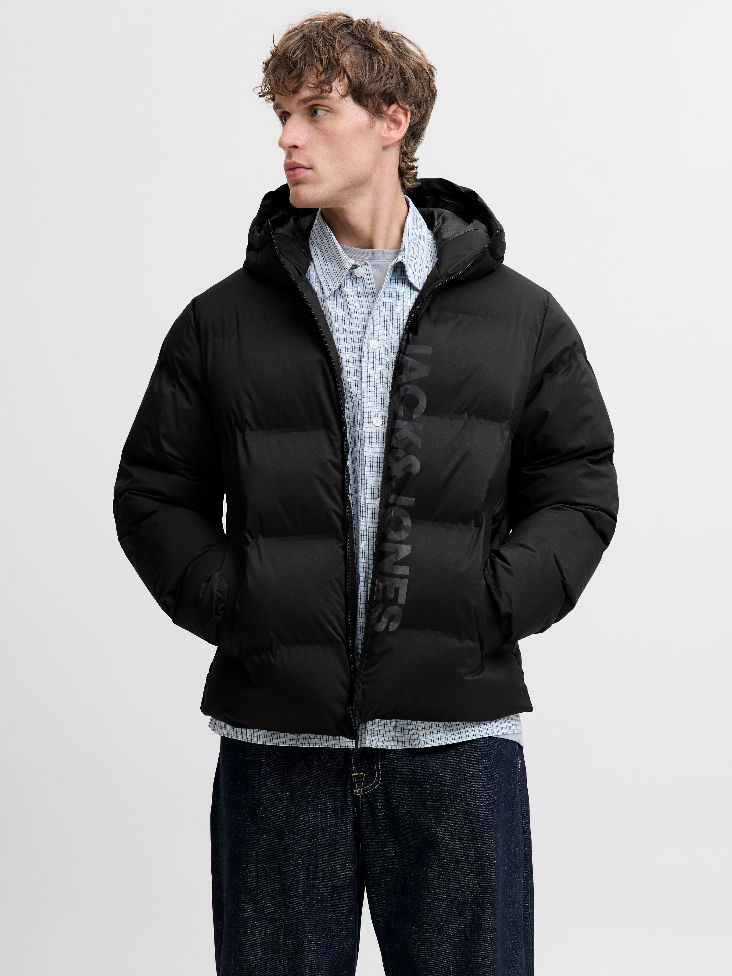 Jack & Jones Steppjacke »JJKAITO PUFFER JACKET BF« mit Kapuze
