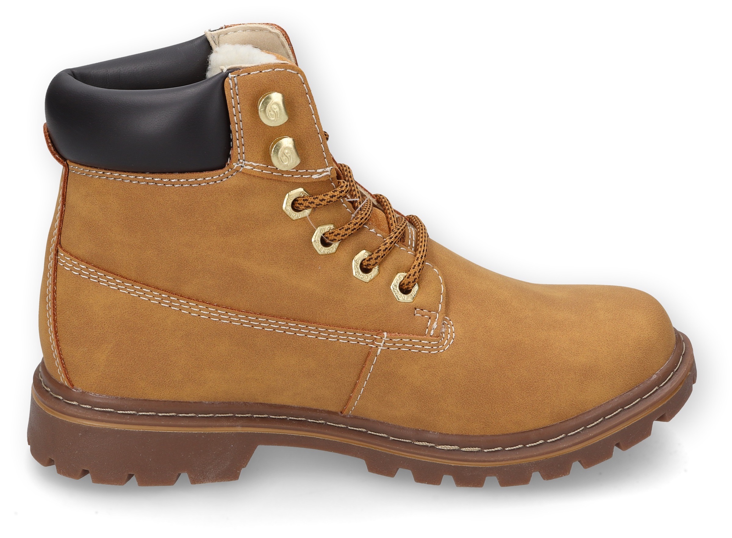 Dockers by Gerli Schnürboots, Hikin Boots, Trekking Stiefel, Schnürstiefel mit Warmfutter