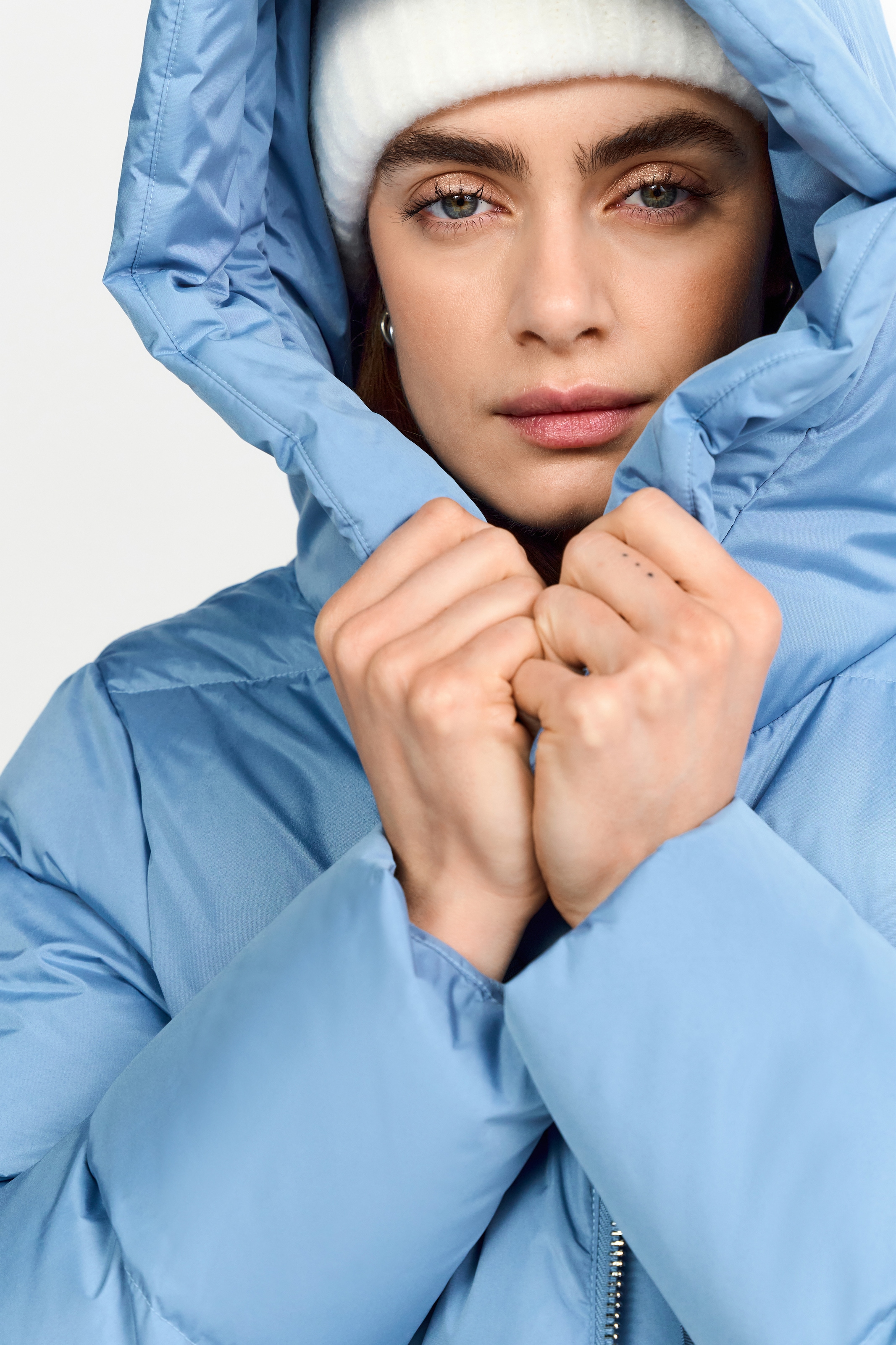 RICHROYAL Steppmantel oversized, mit Reißverschlüssen an den Seiten, Wintermantel