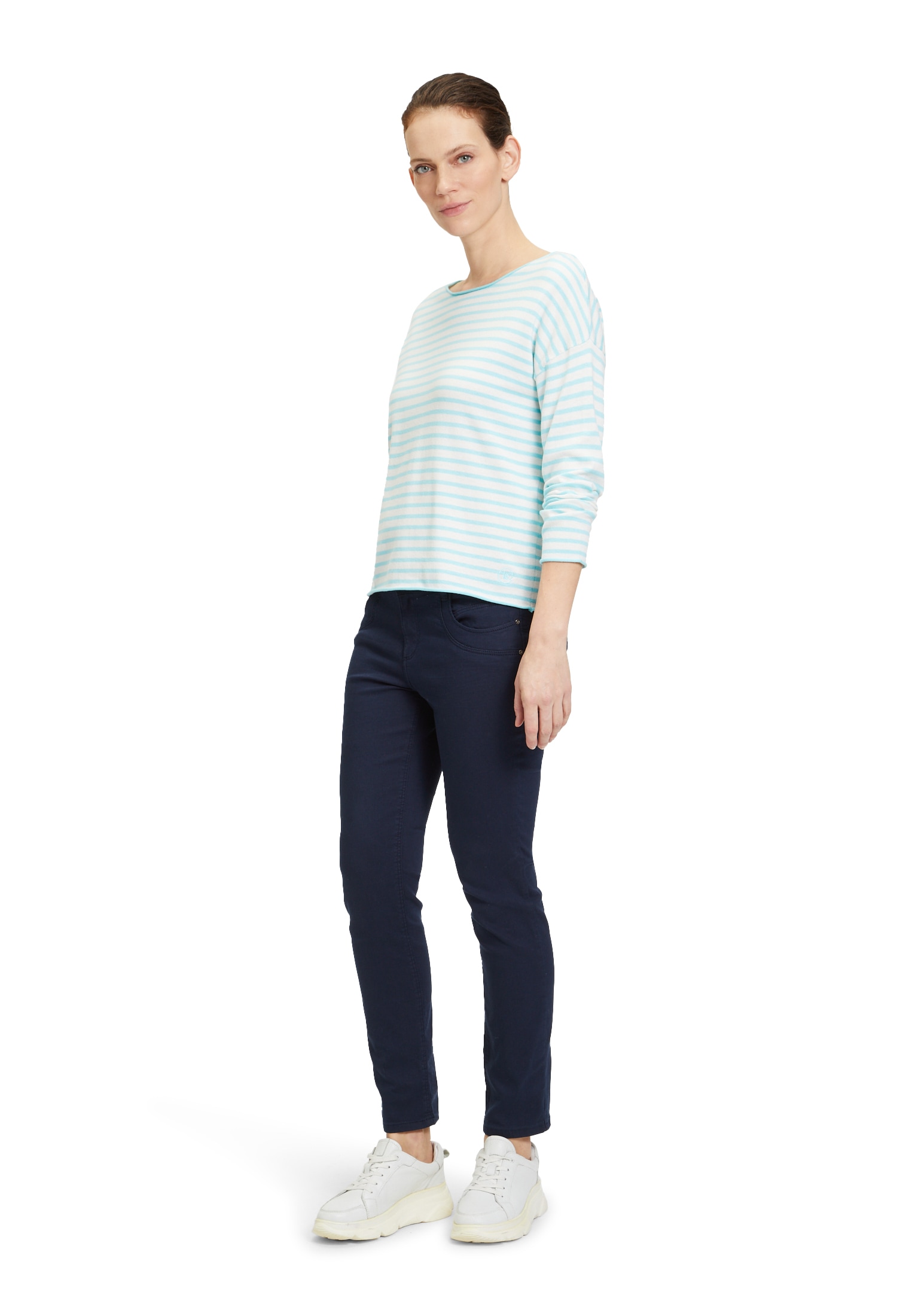 Betty&Co Strickpullover »Strickpullover mit U-Boot-Ausschnitt«