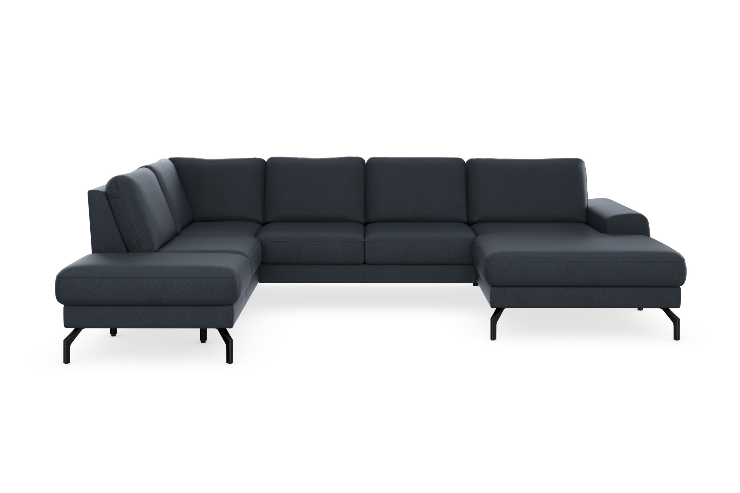 sit&more Wohnlandschaft »Cinturo U-Form«, inklusive Sitztiefenverstellung und Federkern, Sitzhöhe 48 cm