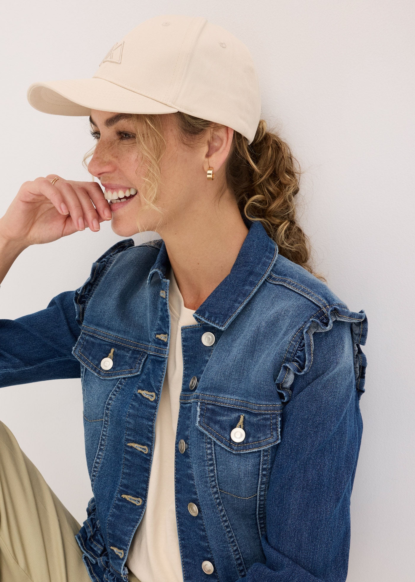 bonprix Baseball Cap mit Stickerei, verstellbar