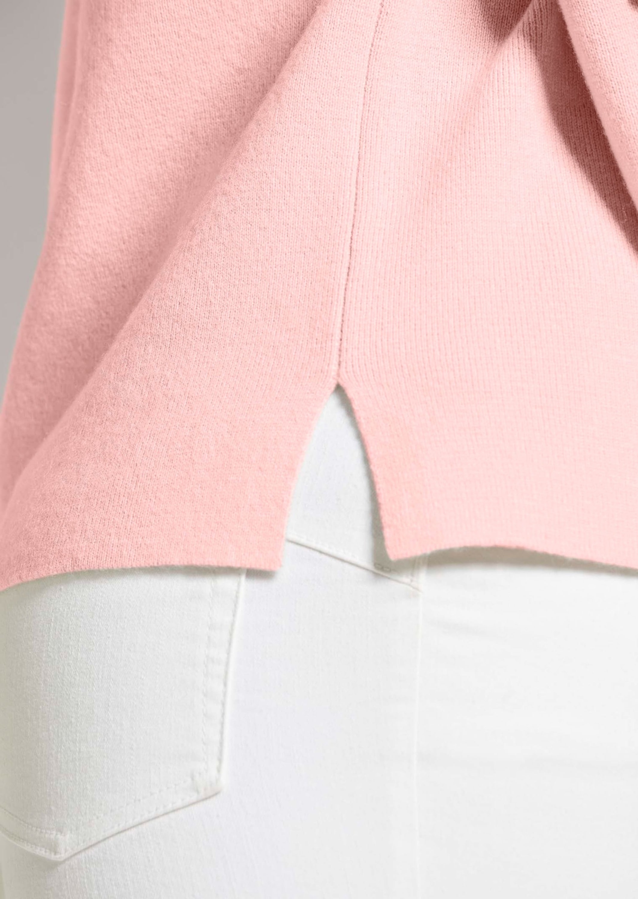 MADELEINE Longpullover »Pullover Kurzer Stehkragen-Pullover mit Good Cashmere«