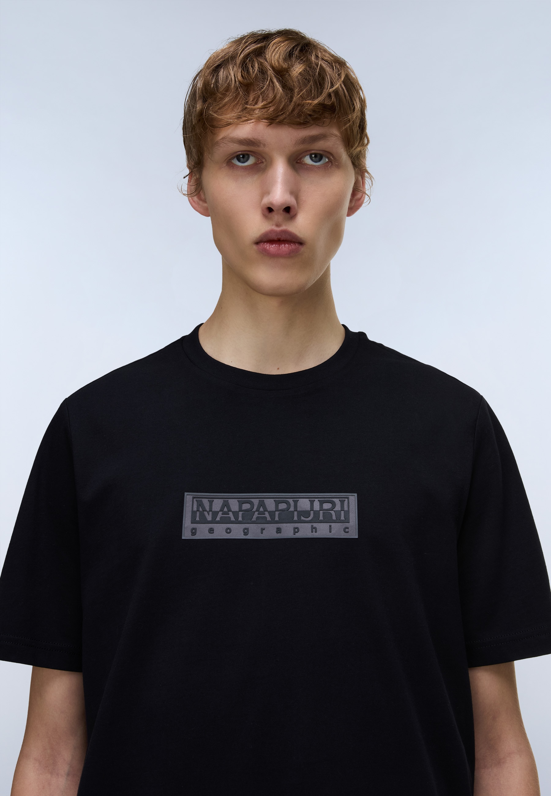 Napapijri T-Shirt »BOX LOGO« für sportliche Aktivitäten, Kurzarmdesign, Rundhalsausschnitt