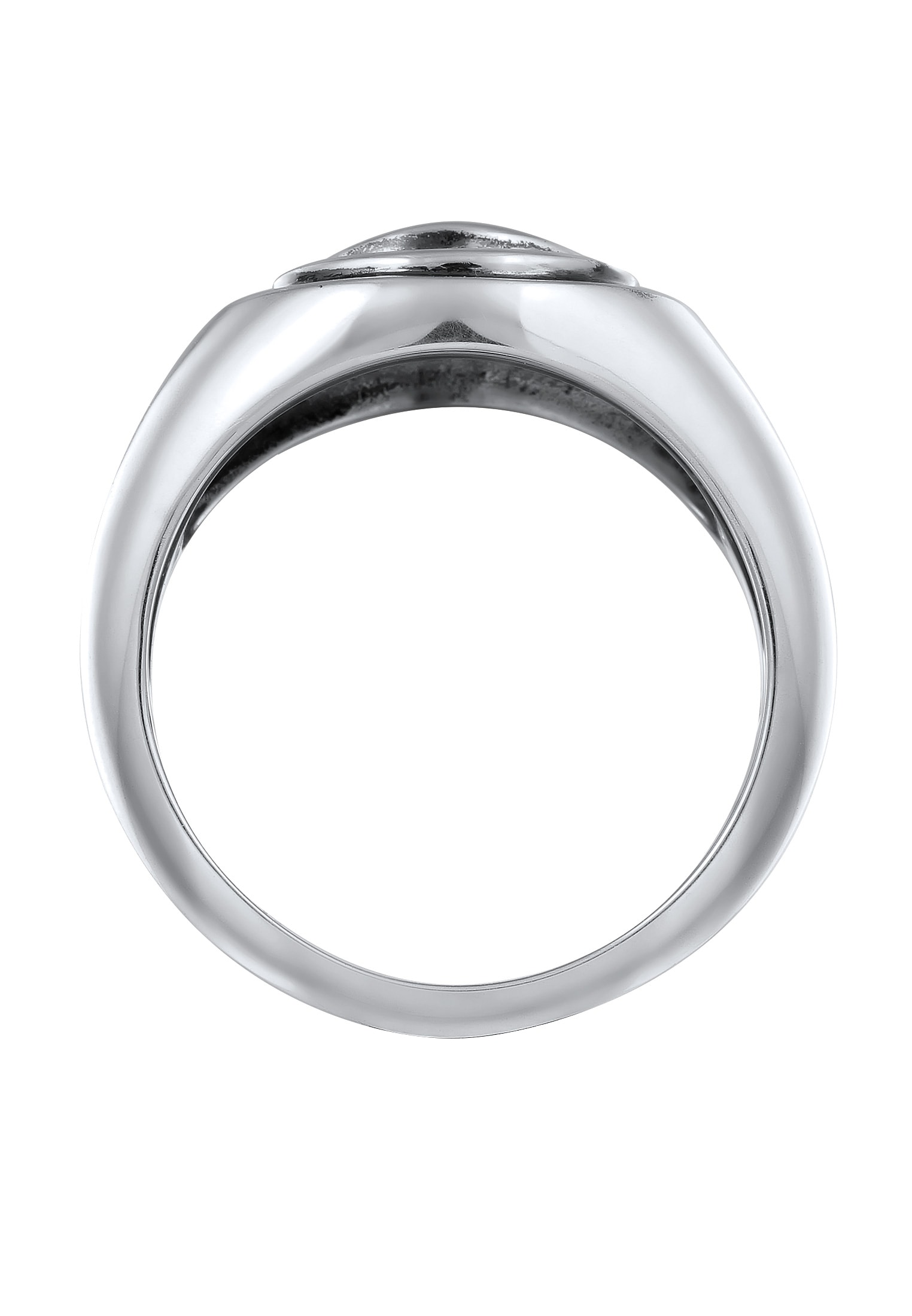 Kuzzoi Siegelring »Ring Siegelring Evil Eye 925 Sterling Silber«