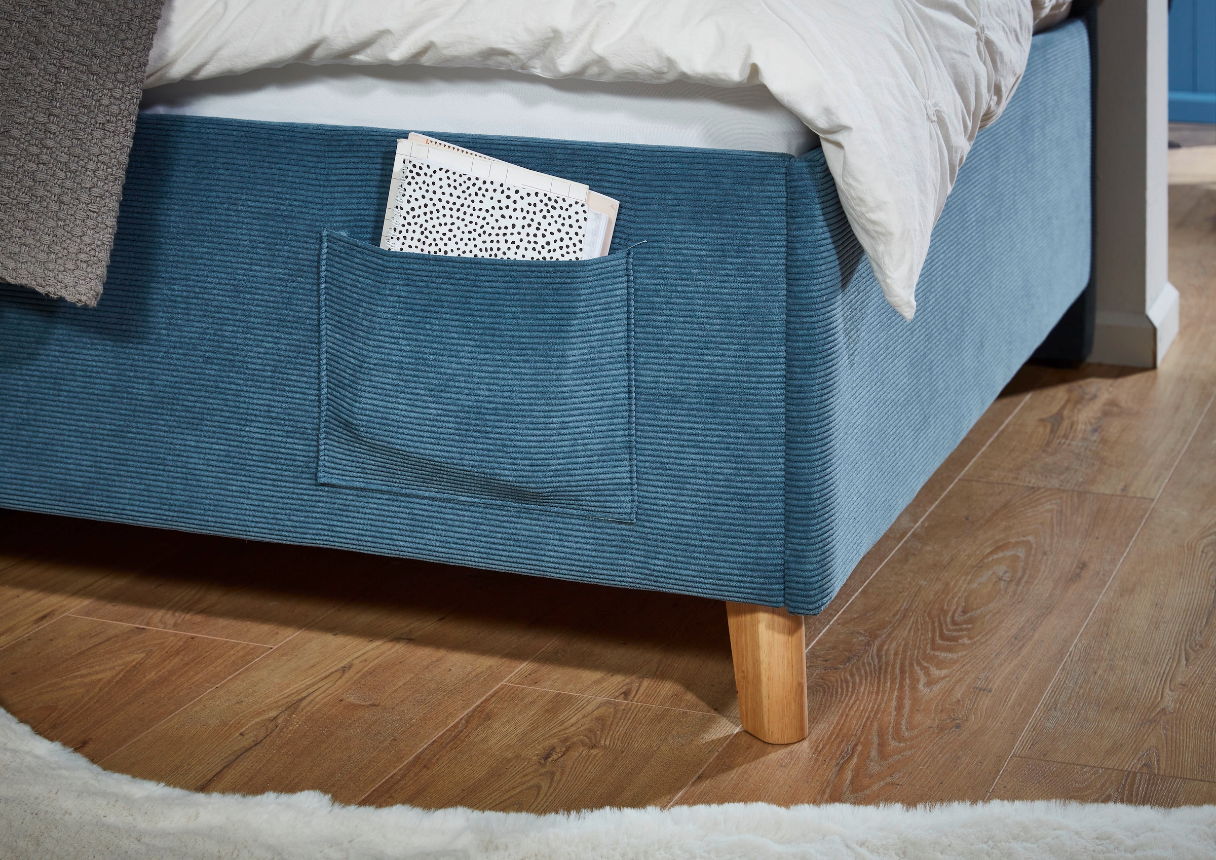 meise.möbel Kinderbett »COOL II« Polsterbett wahlweise mit Bettkasten, Jugendbett inkl. USB Anschlüsse