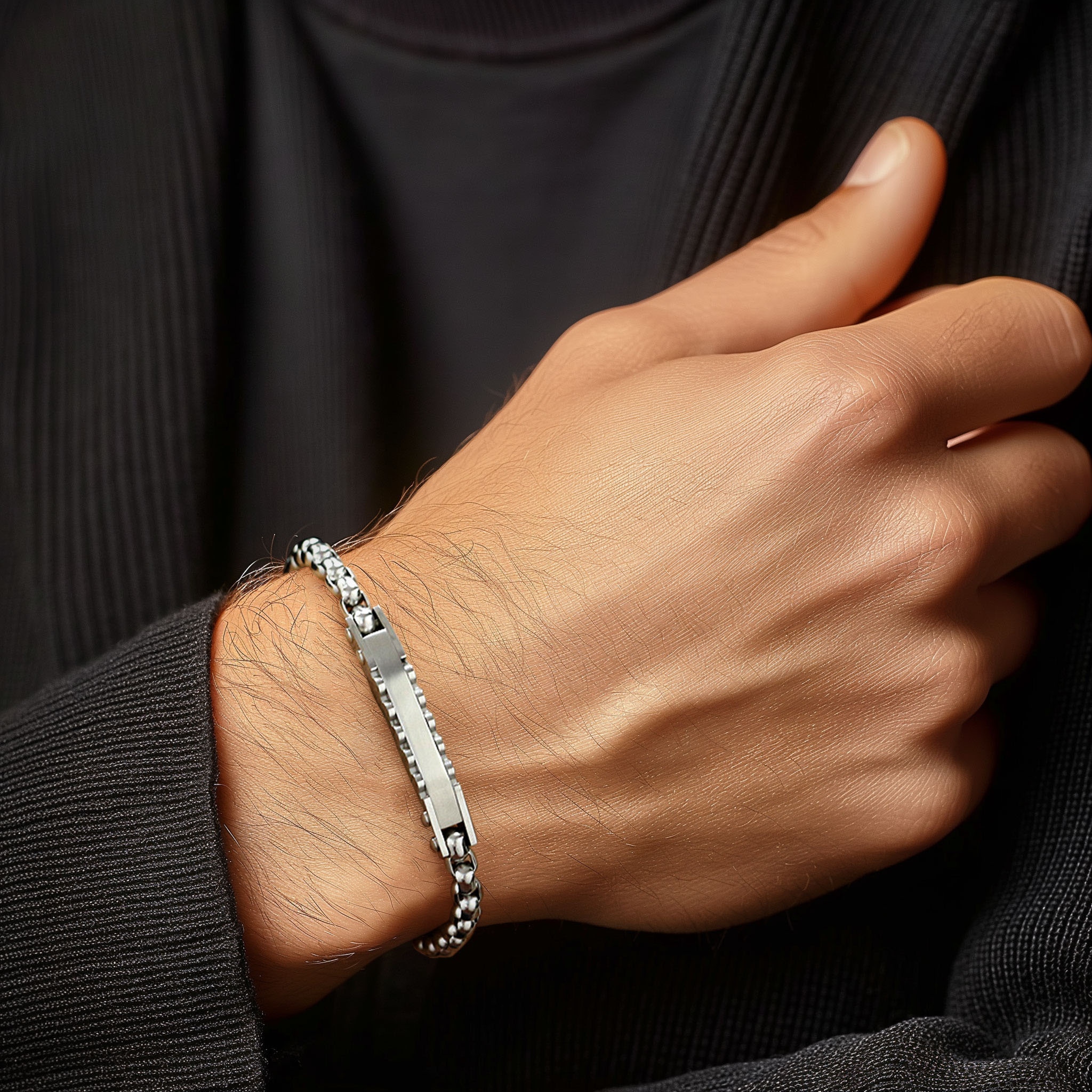 Firetti Armband »Schmuck Geschenk Edelstahl Armschmuck Venizianerkette Designelement«