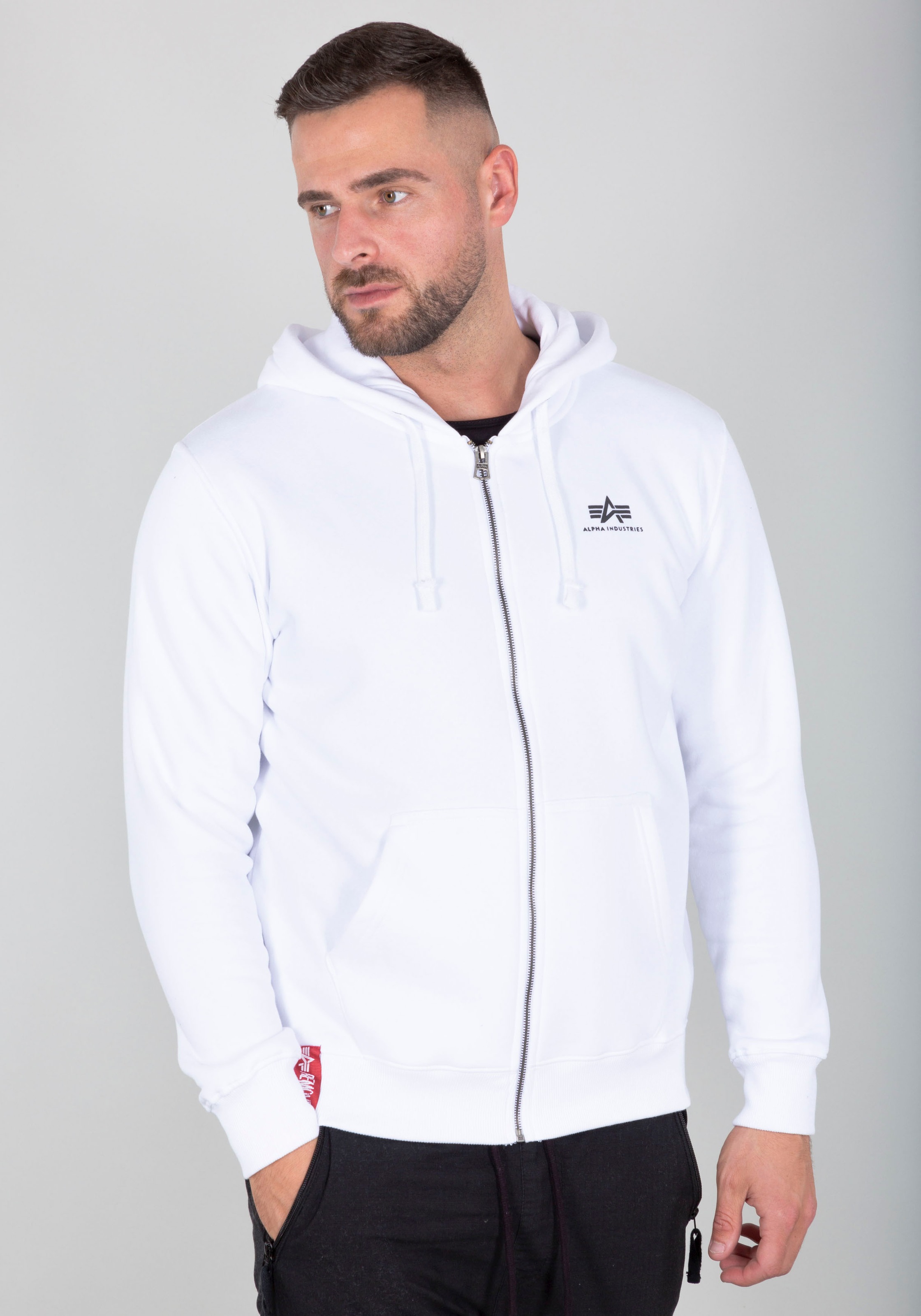 Alpha Industries Kapuzensweatjacke »Basic Zip Hoody SL«
