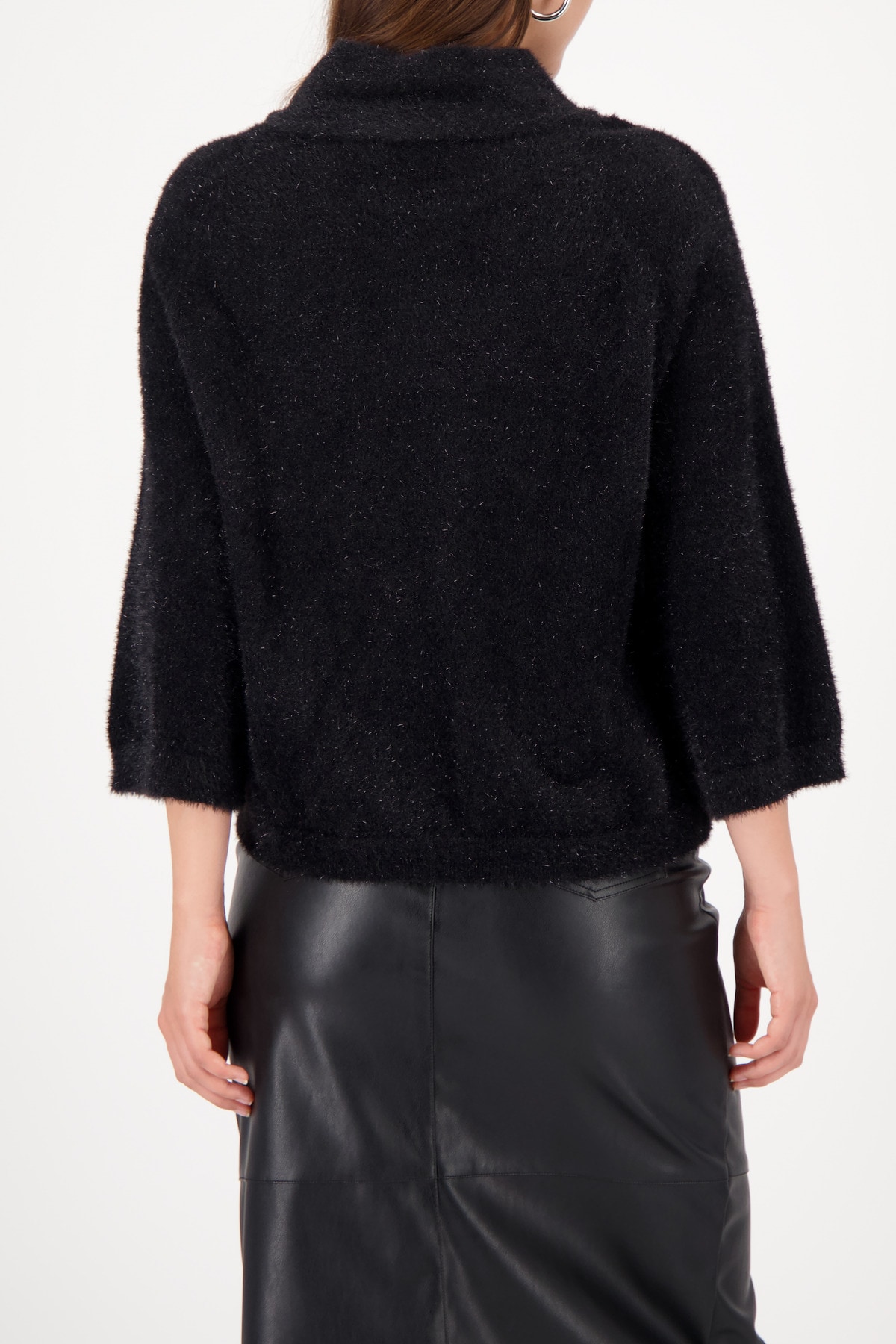 Monari Stehkragenpullover »Pullover Lurex«