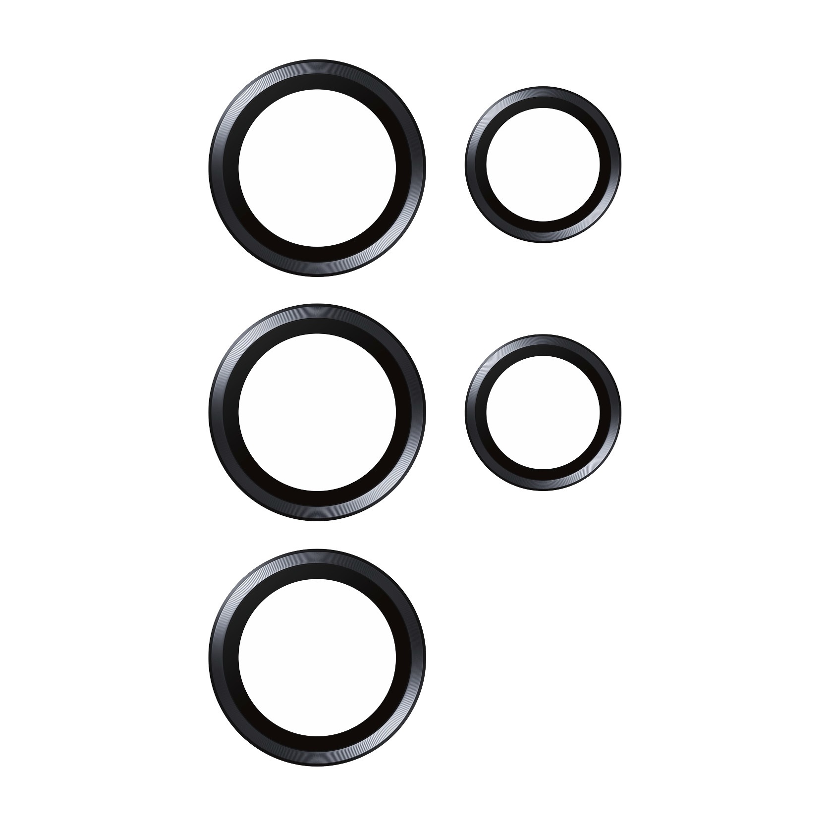 PanzerGlass Kameraschutzglas »Hoops Camera Lens Protector«, für Samsung Galaxy S24 Ultra, Lens Cover, stoßfest, kratzbeständig