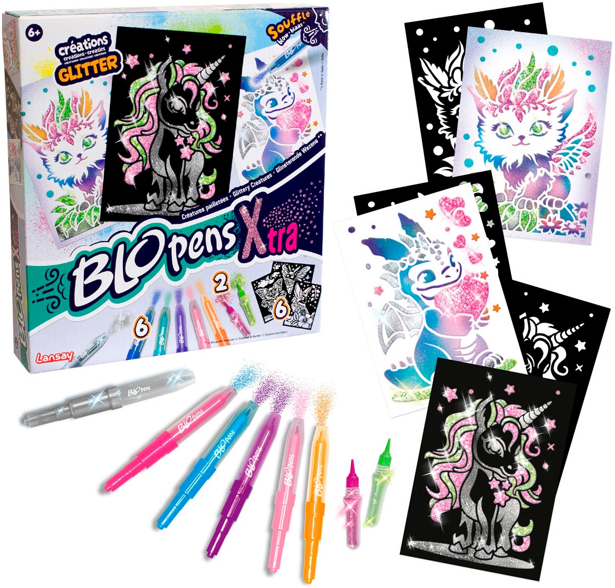 Blopens Kreativset »Sprühstifteset X-TRA Glitzertiere«