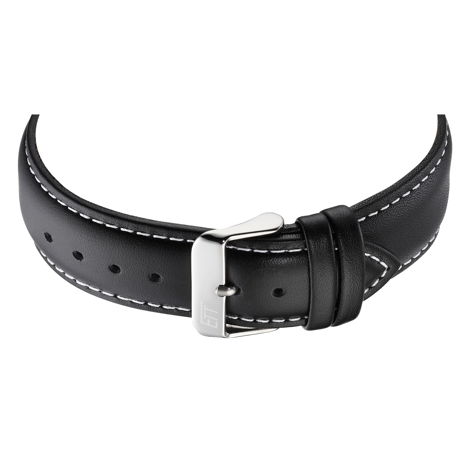 ETT Funk-Multifunktionsuhr »Professional WorldTimer« Armbanduhr, Solar, Herrenuhr, Lederarmband, analog, digital, Tag