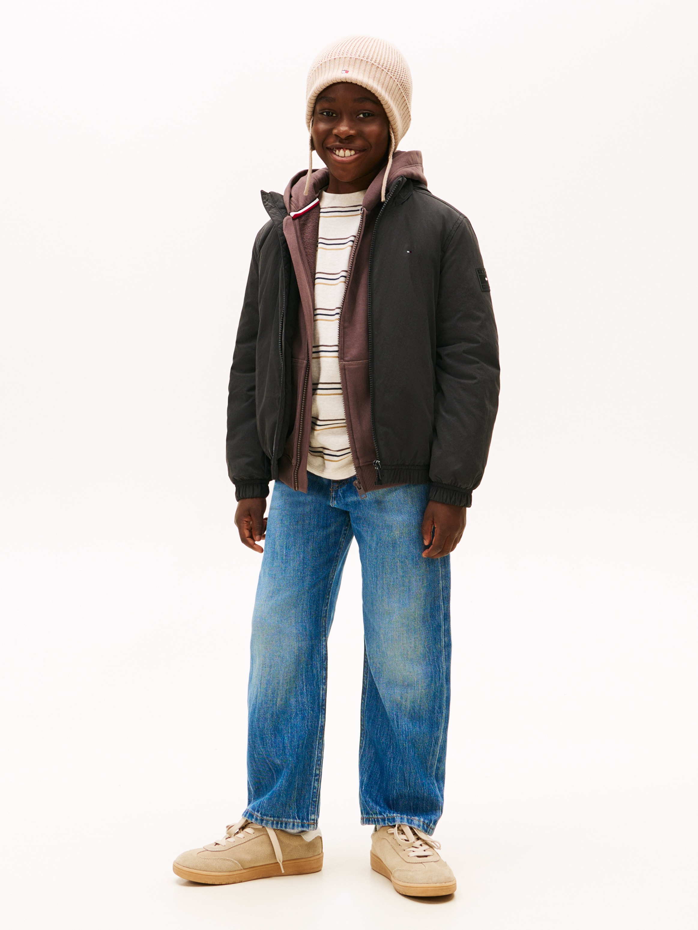 Tommy Hilfiger Outdoorjacke mit Kapuze