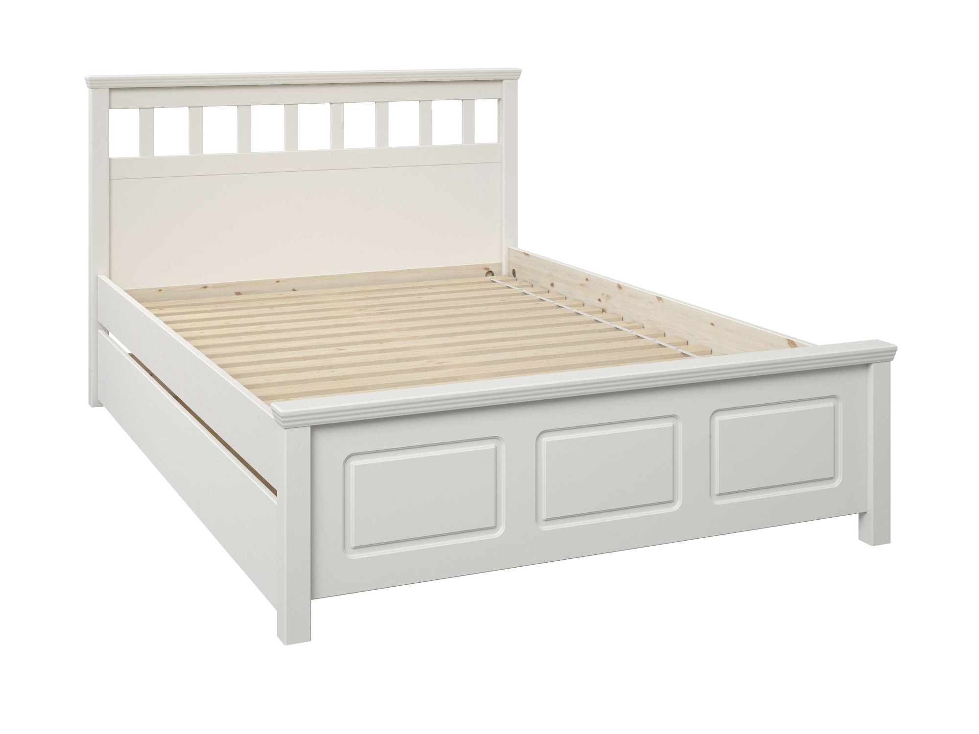 OTTO home Bett »Tillian, Bettgestell, Doppelbett, Bettkasten optional, Made in EU« Liegefläche 140x200cm,  aus massiver Kiefer in Kombination mit MDF, FSC®, inklusive Lattnerost