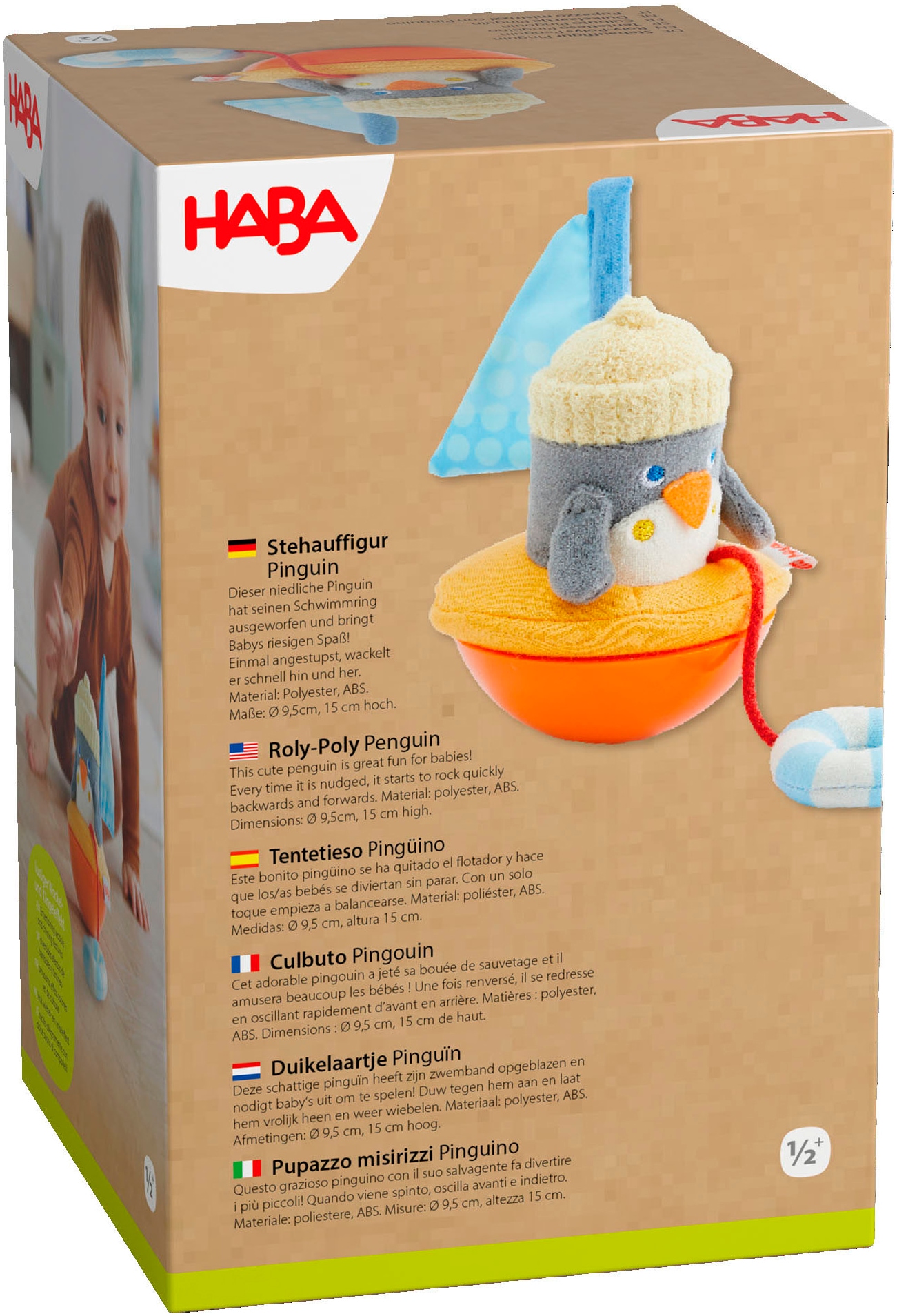 Haba Greifling »Stehauffigur Pinguin«