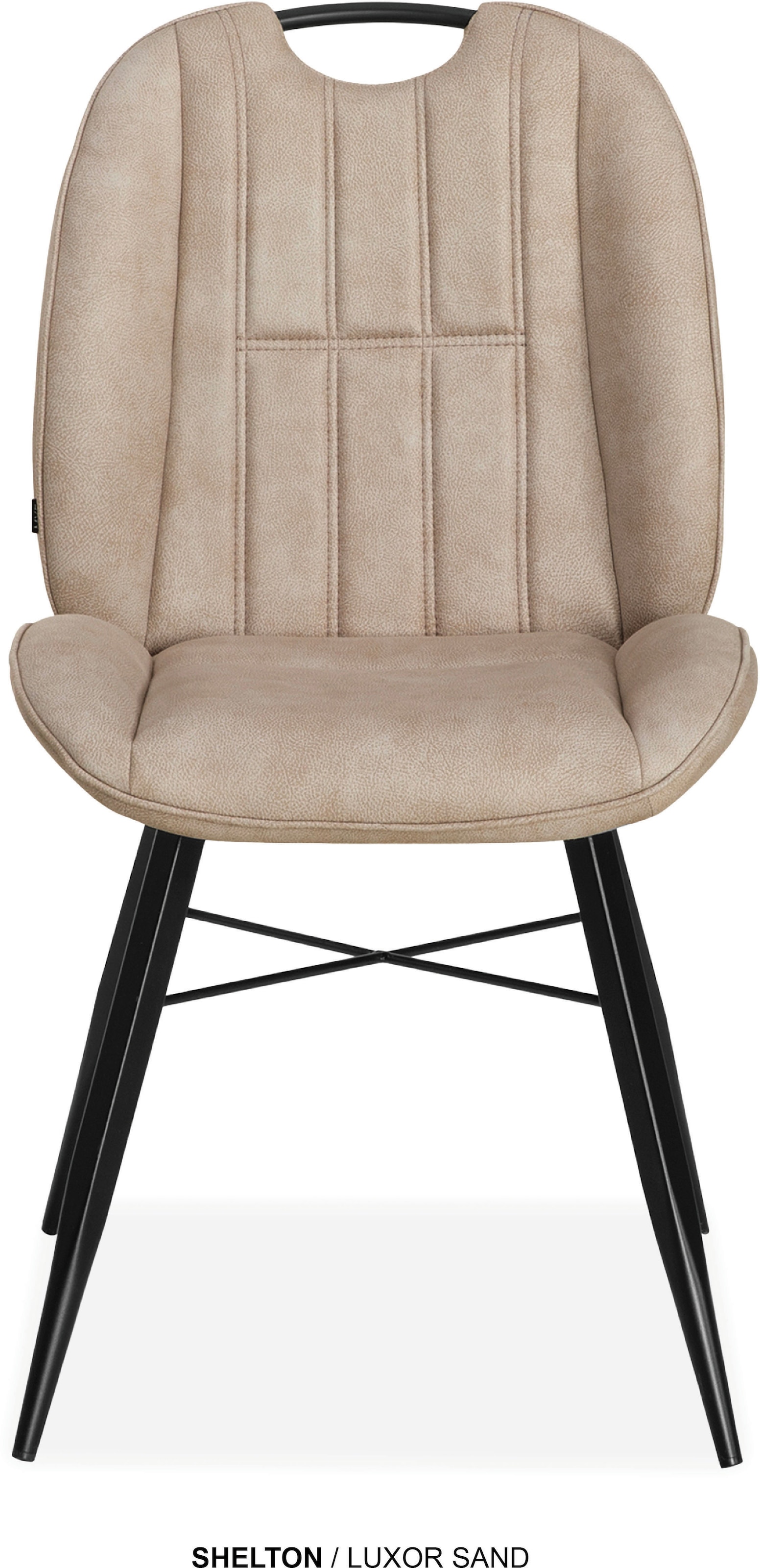 OMG Design Esszimmerstuhl »Shelton« (Set) 2 Stk.Esszimmerstuhl, pflegeleichter Bezug, mit Handgriff