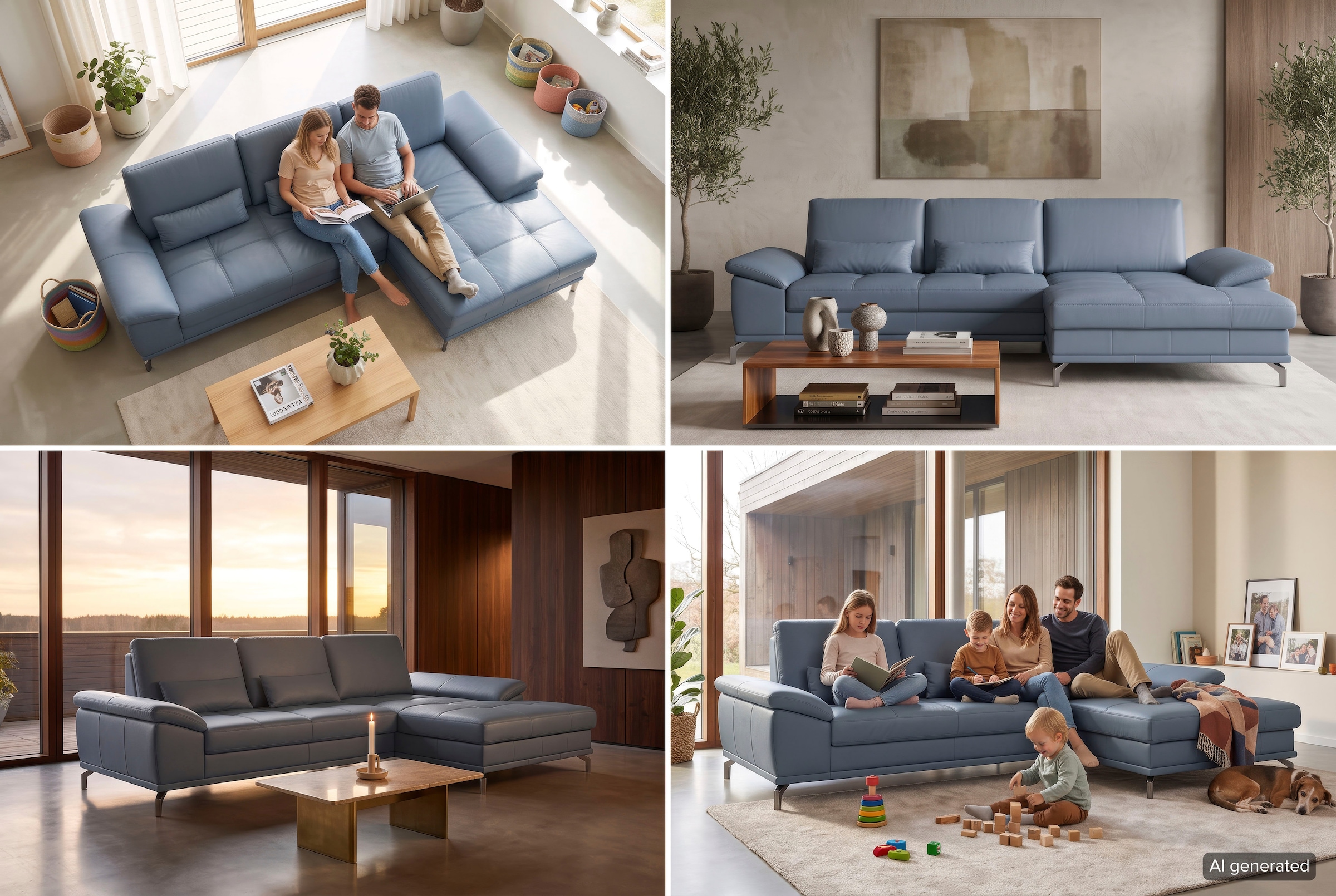 OTTO home Ecksofa »Costello L-Form, Sitztiefen- & Armteilverstellung, 3 Nierenkissen« optional Schlaffunktion & Stauraum, Federkern