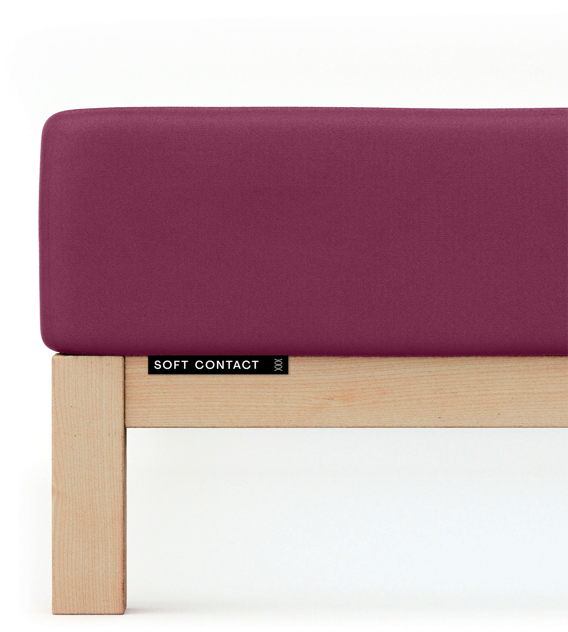 Schlafgut Spannbettlaken »Soft Contact«, 100% Bio Baumwolle