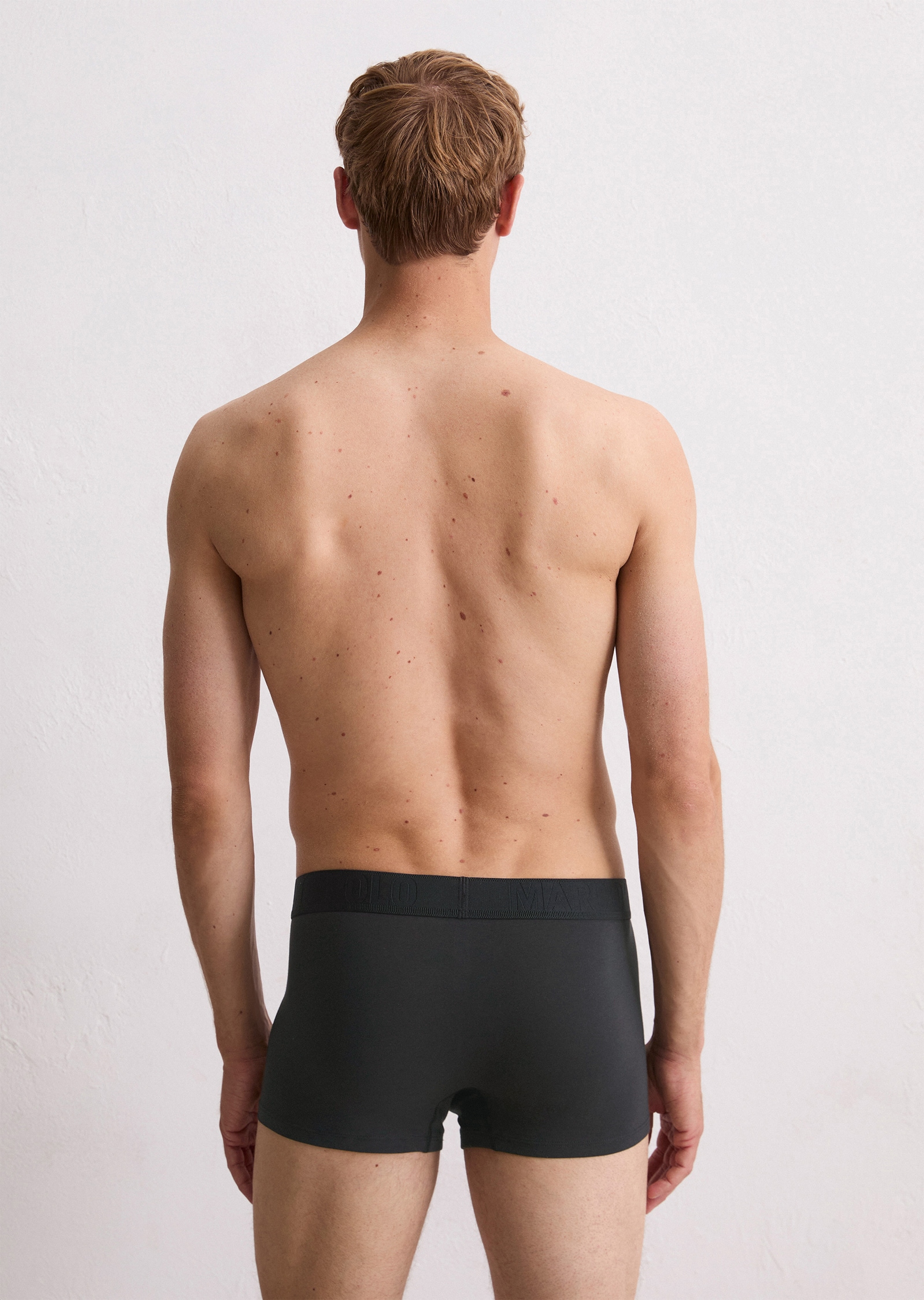 Marc O'Polo Trunk »Essentials«, (3er Pack), ohne Eingriff, Logo-Bund, elastisch, Baumwollmix, atmungsaktiv