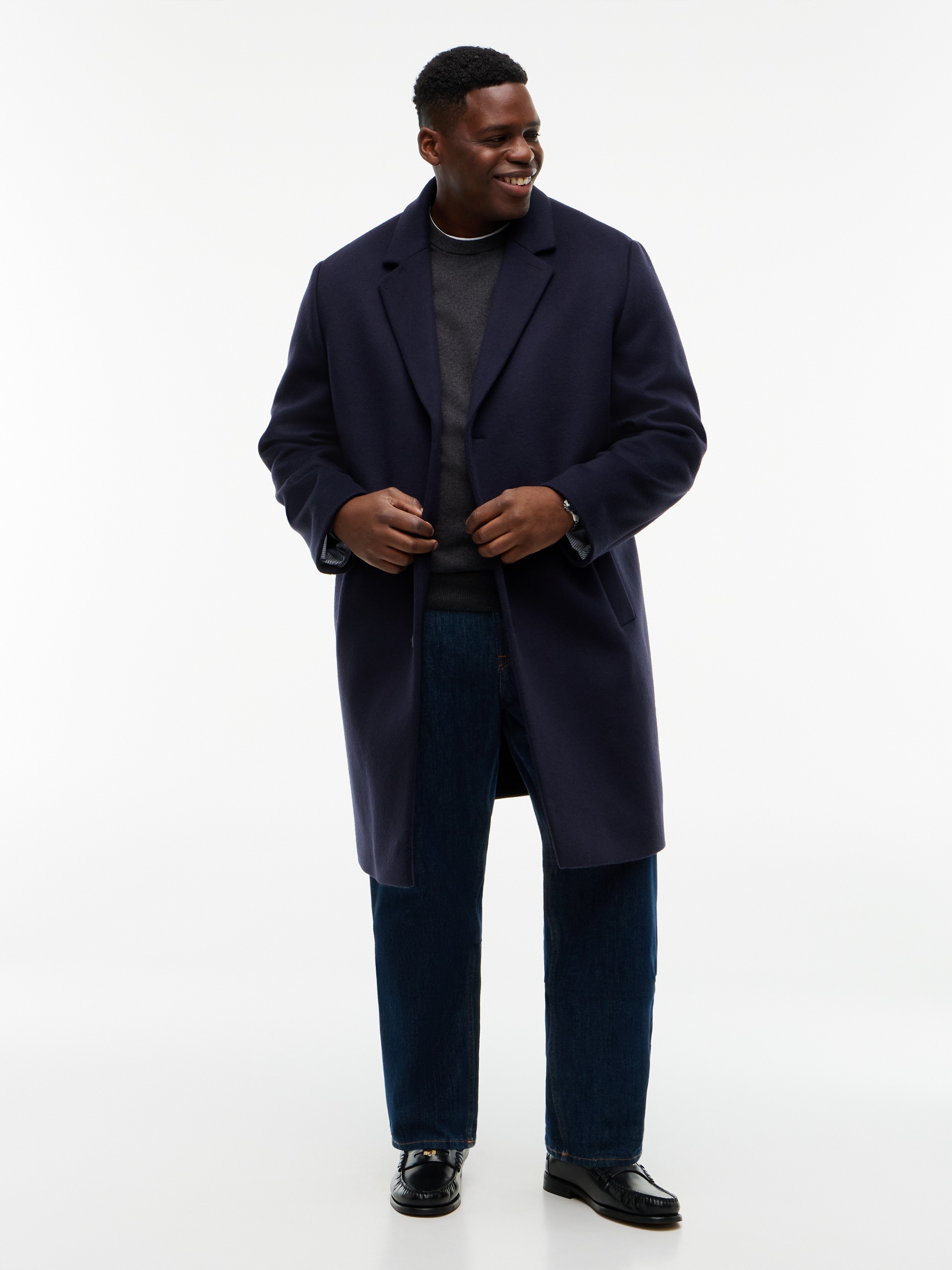 Tommy Hilfiger Big & Tall Langmantel »BT-NY WOOL MIX«