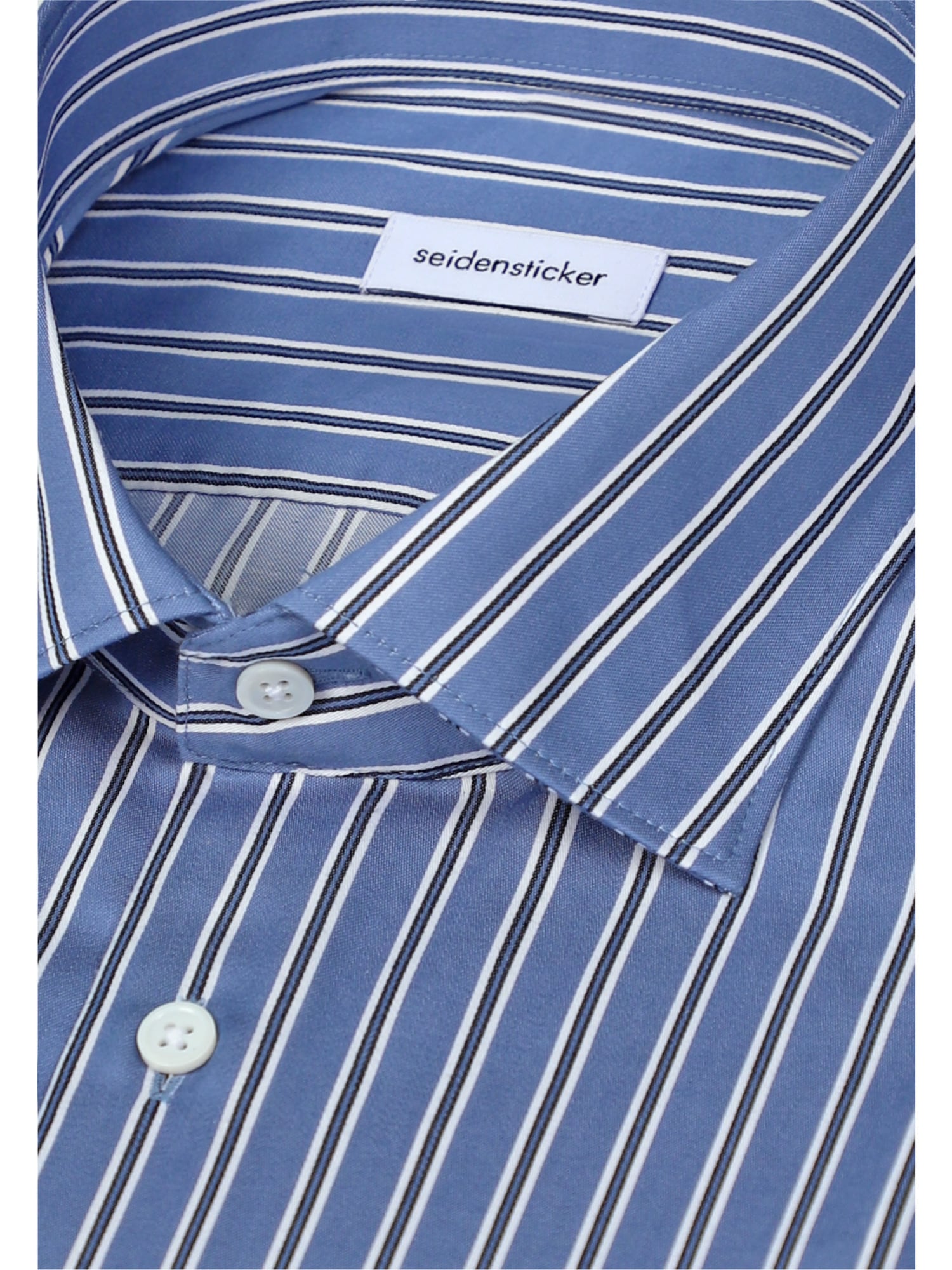 seidensticker Businesshemd »Schwarze Rose« Slim 1/1 Kentkragen Gestreift
