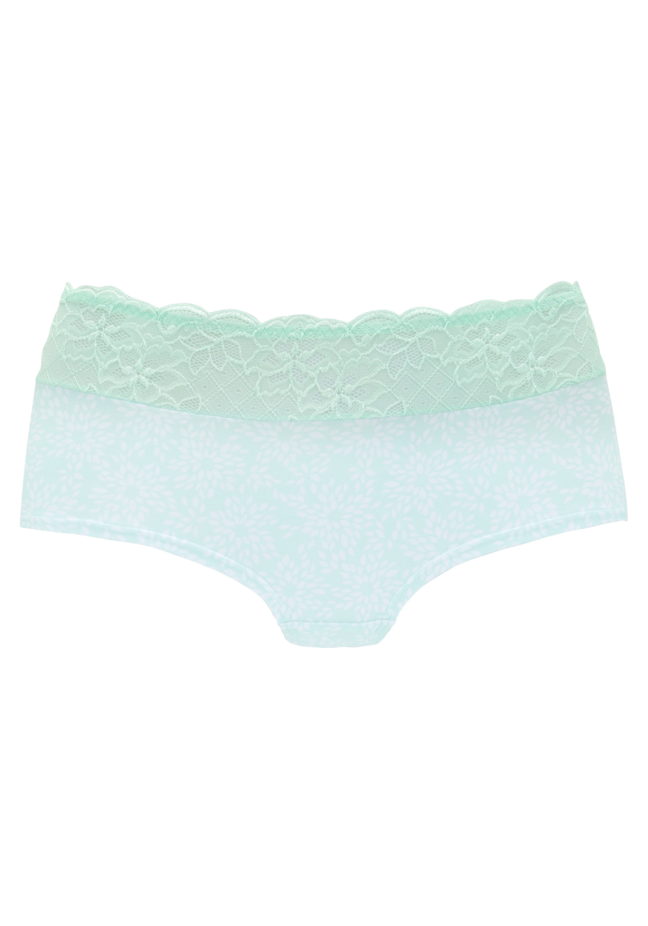 Nuance Panty, mit floralem Spitzenbund