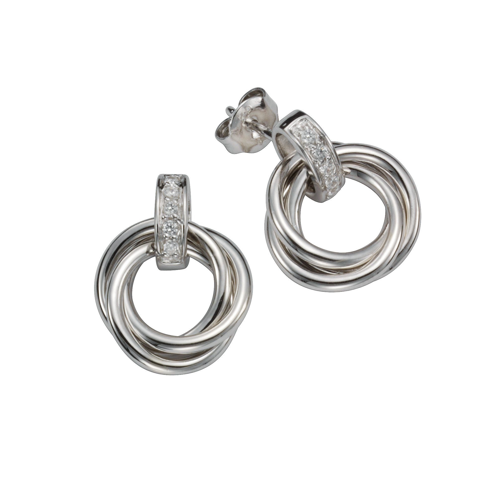 CELESTA Ohrstecker 925/- Sterling Silber Zirkonia