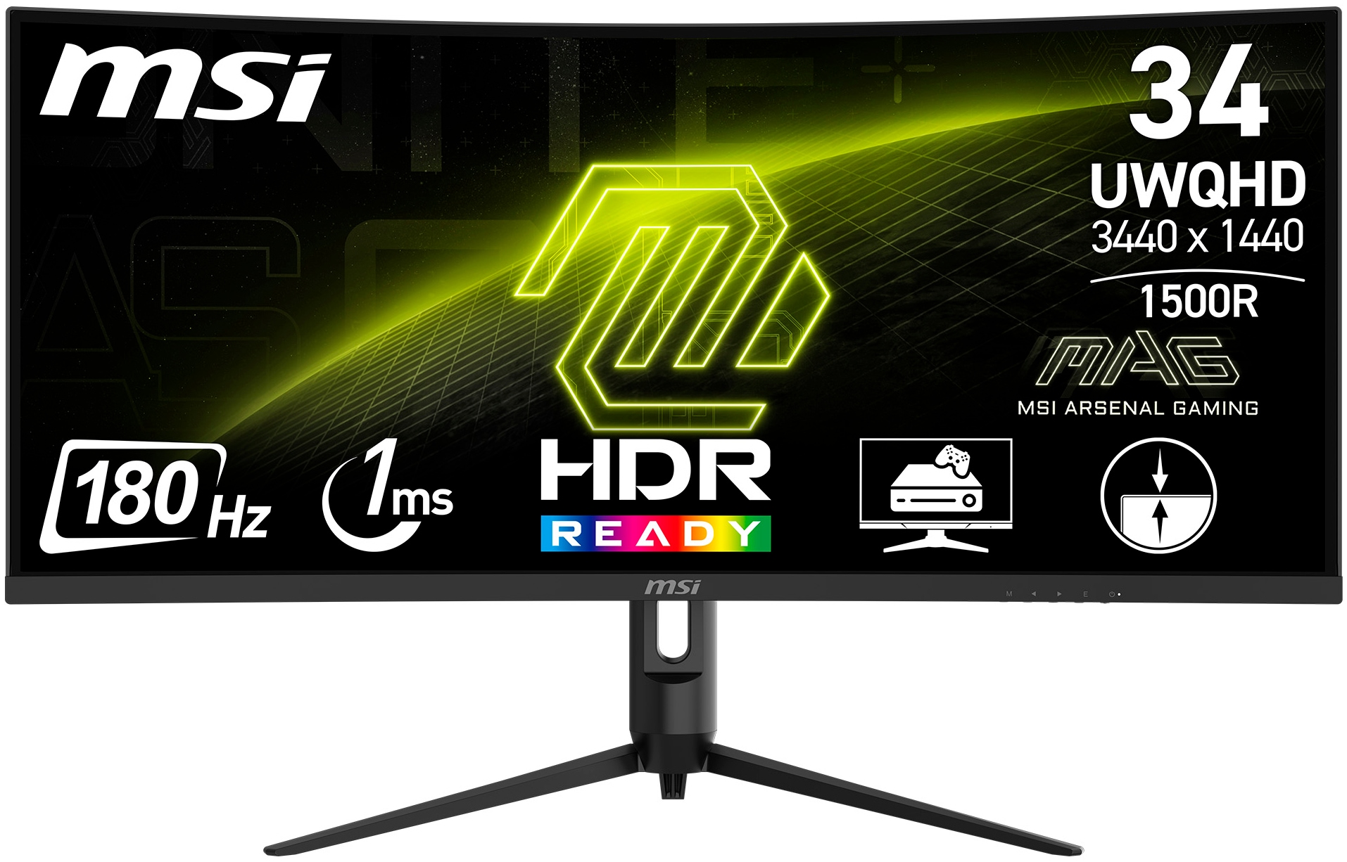 Cougar Gaming-PC-Komplettsystem »MegaDeal DUOFACE PRO BK 2849 AMD Ryzen 7 9700X 32GB DDR5 1TB SSD« 34 ″ AMD Ryzen 7 GeForce RTX? 5070Ti 32 GB RAM 1.000 GB SSD Windows 11, DDR5 RAM + MSI MAG 342CQR E2 Curved Monitor 86cm (34")