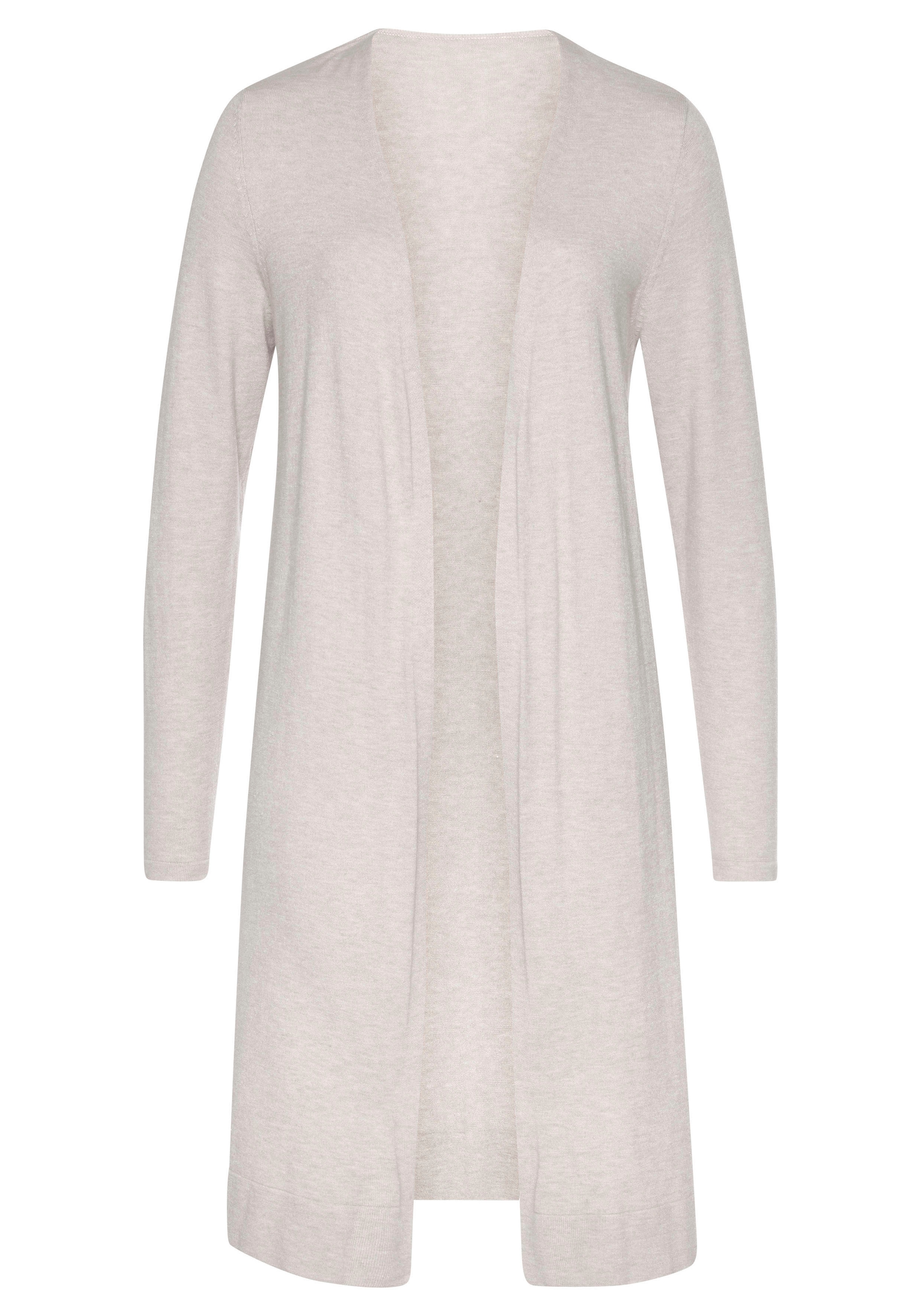 LASCANA Longstrickjacke, in langer Form