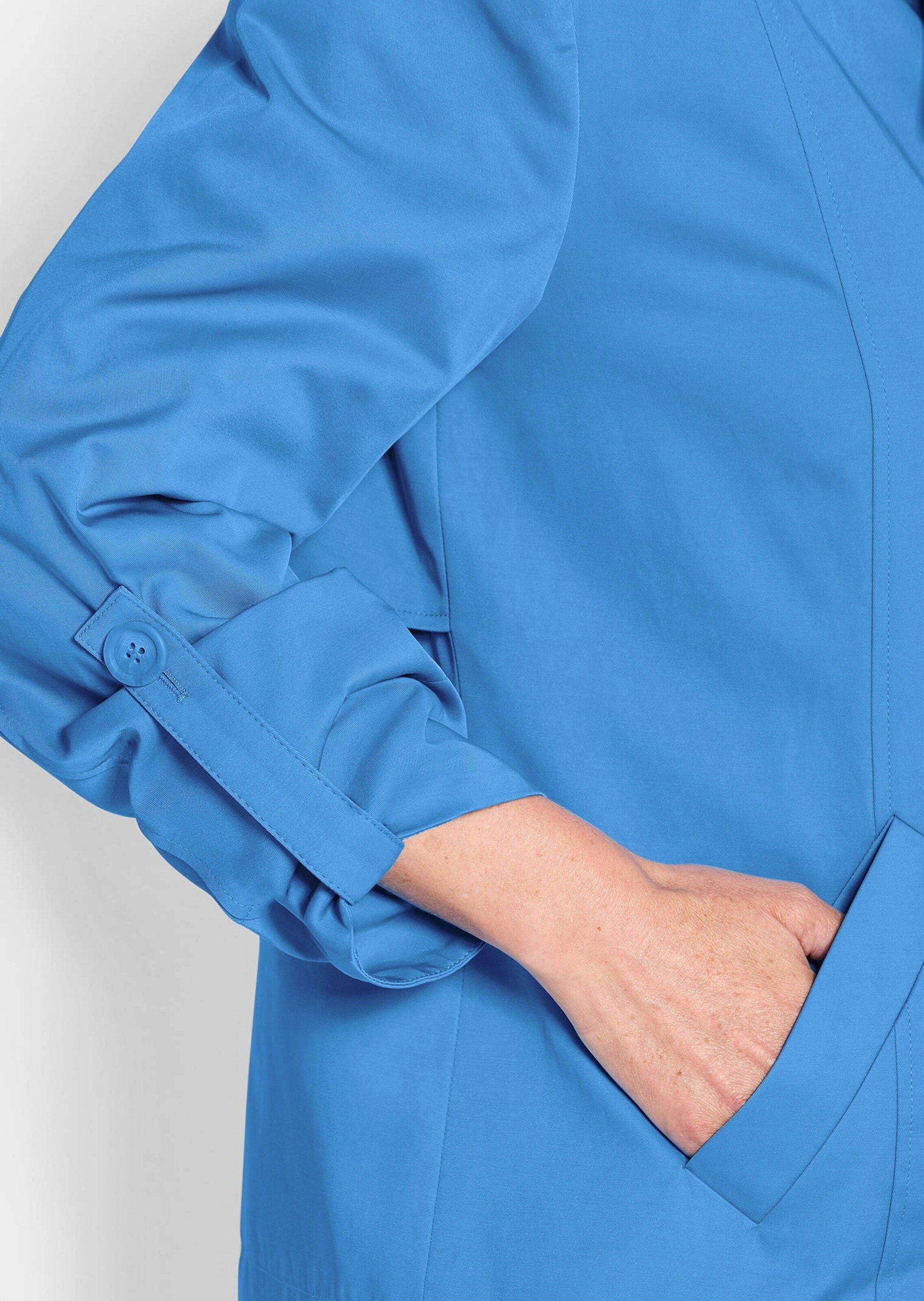 GOLDNER Jackenblazer »Kurzgröße Elegante Kurzjacke mit Reverskragen« Ziernähte